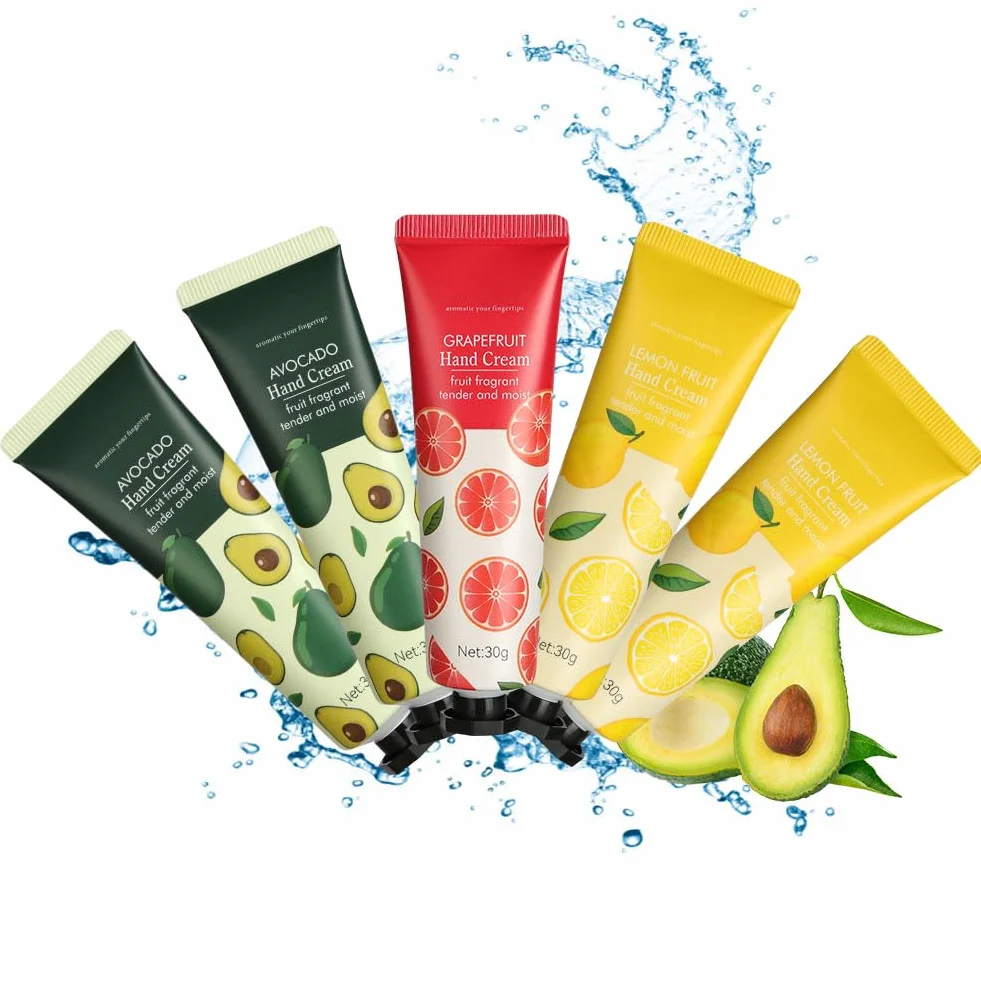 LOPHE Krem do rąk nawilżający 30g x 5 naturalny kwiatowy zestaw podróżny