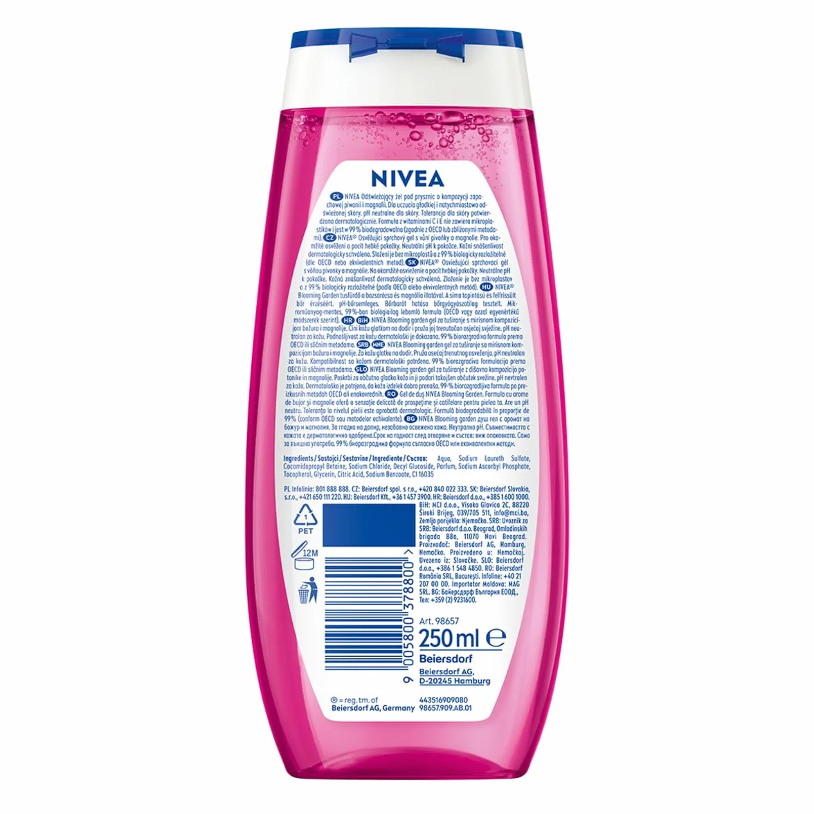 NIVEA Żel pod prysznic Blooming Garden 250ml