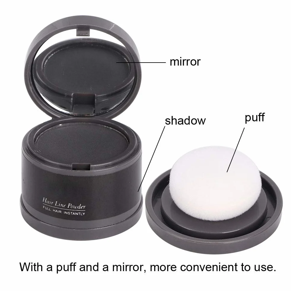 Sevich Coverage Hairline Powder do cienkich włosów czarny
