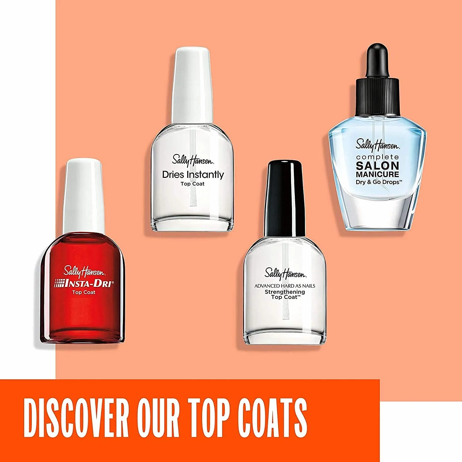 Sally Hansen Instant Dry Topcoat 13 ml utrwalający lakier do paznokci