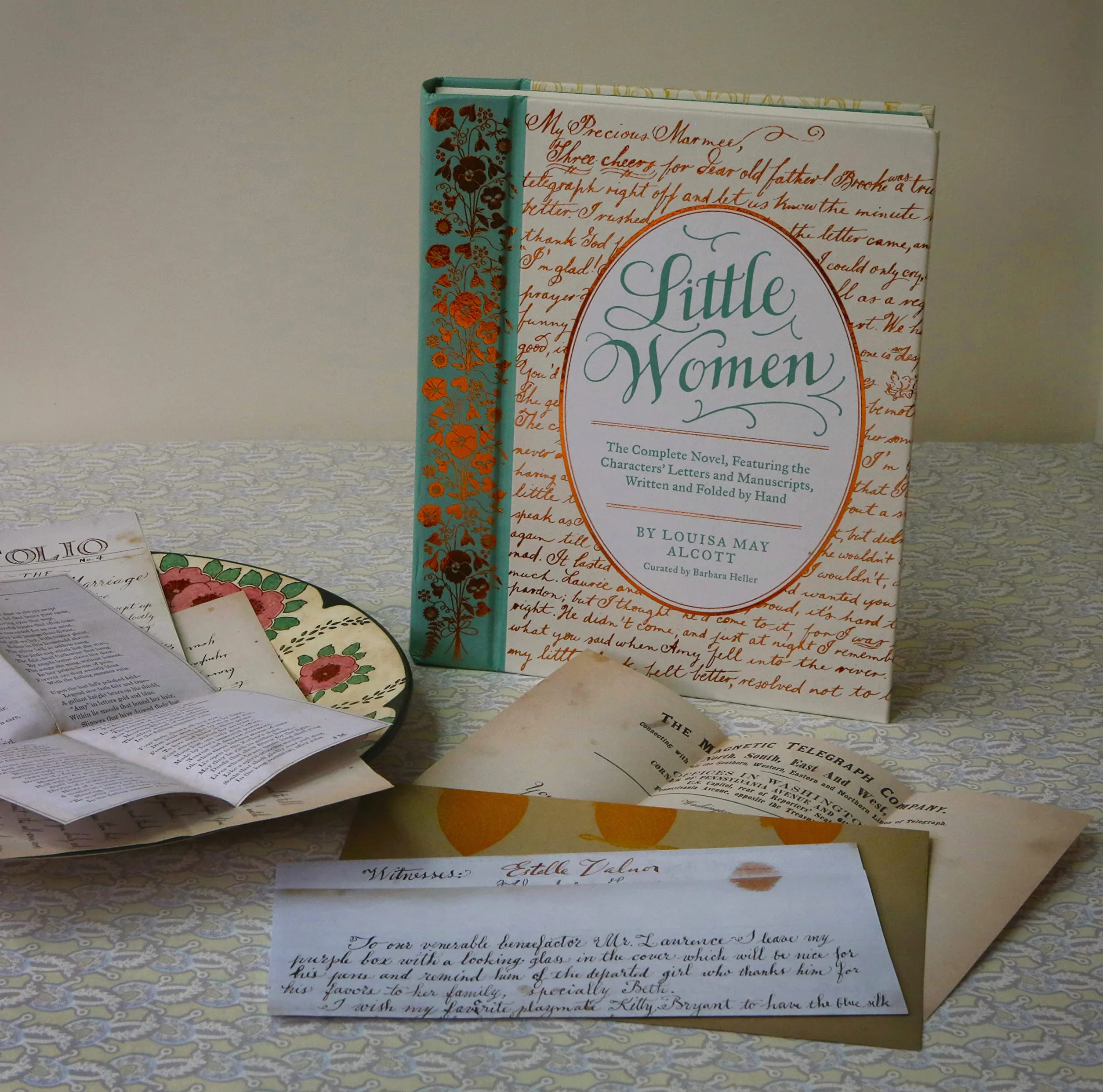 Little Women: The Complete Novel, Featuring the Characters' Letters and Manuscripts, Written and Folded by Hand