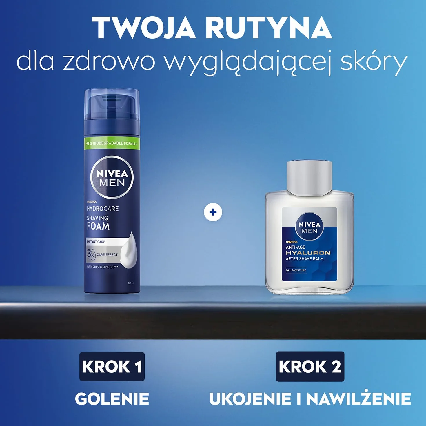 NIVEA MEN Hyaluron Nawilżający balsam po goleniu dla mężczyzn z kwasem hialuronowym i pro-retinolem, 100 ml