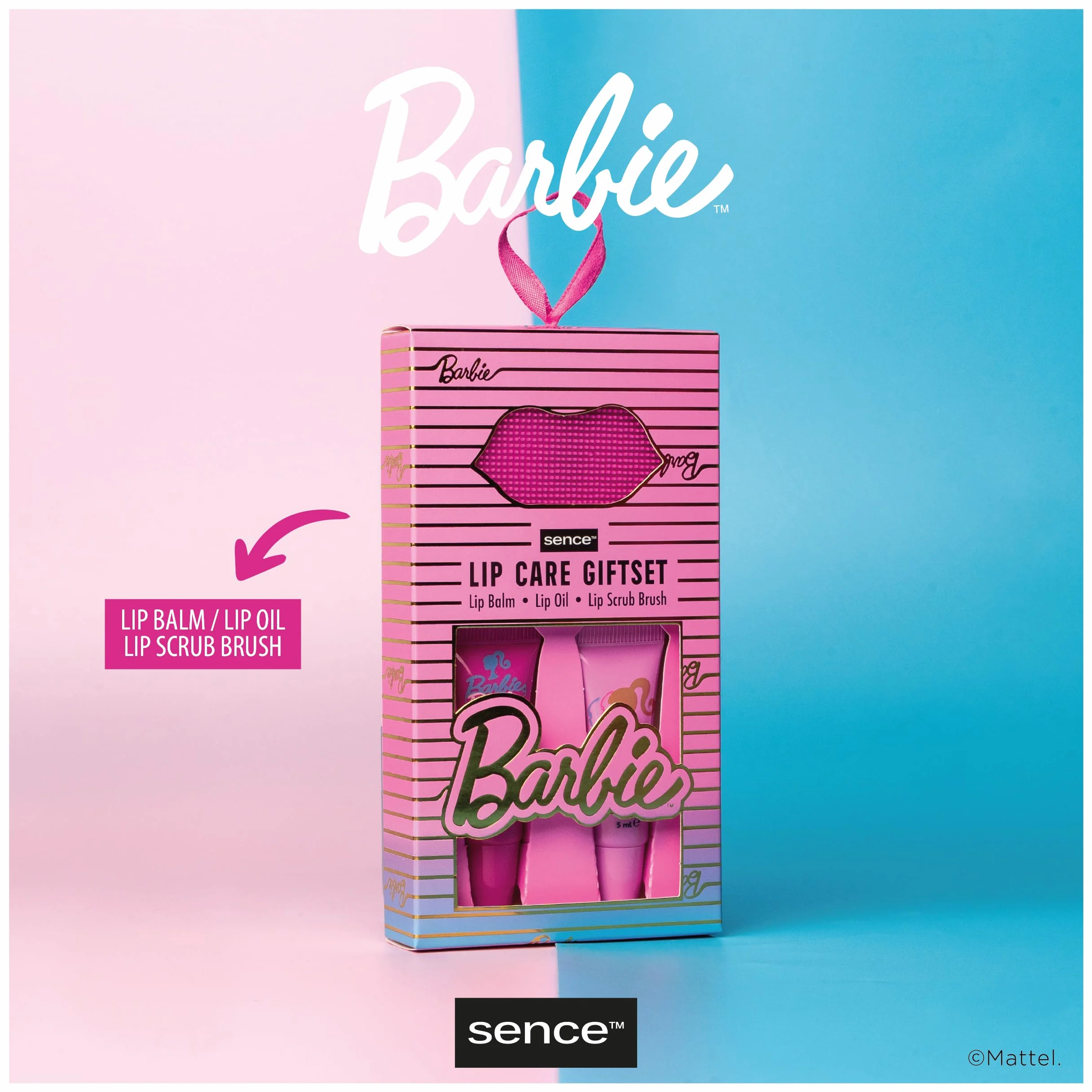 Barbie 3-częściowy zestaw do pielęgnacji ust