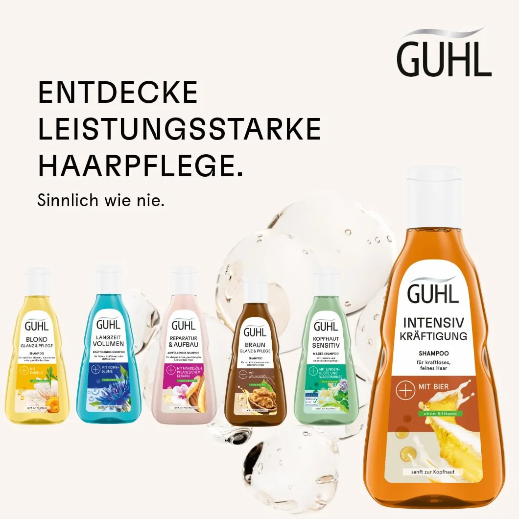 Guhl Intensiv Szampon Przezroczysty 250 ml
