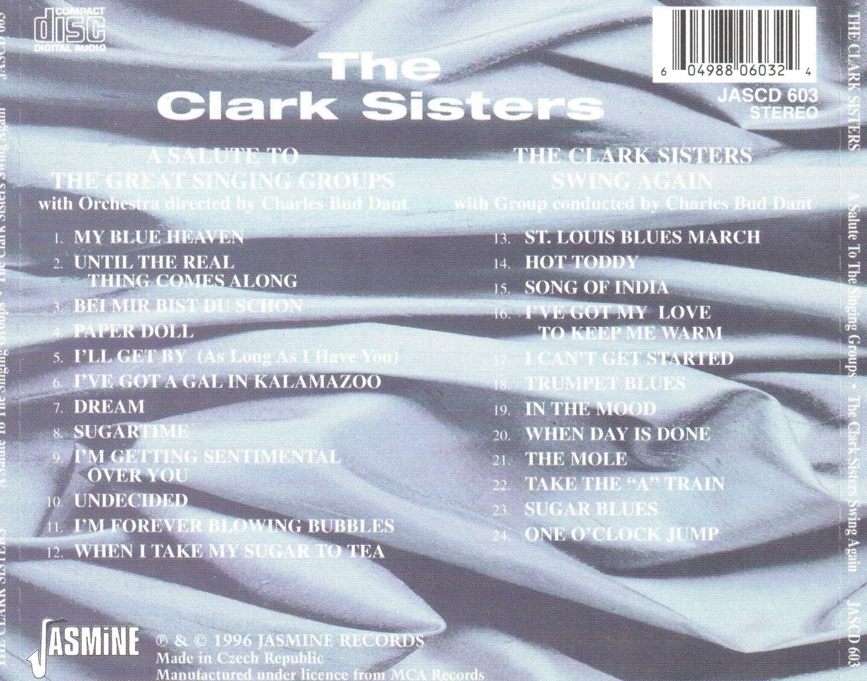 A Salute To The Great Singing Groups/The Clark Sisters Sing Again