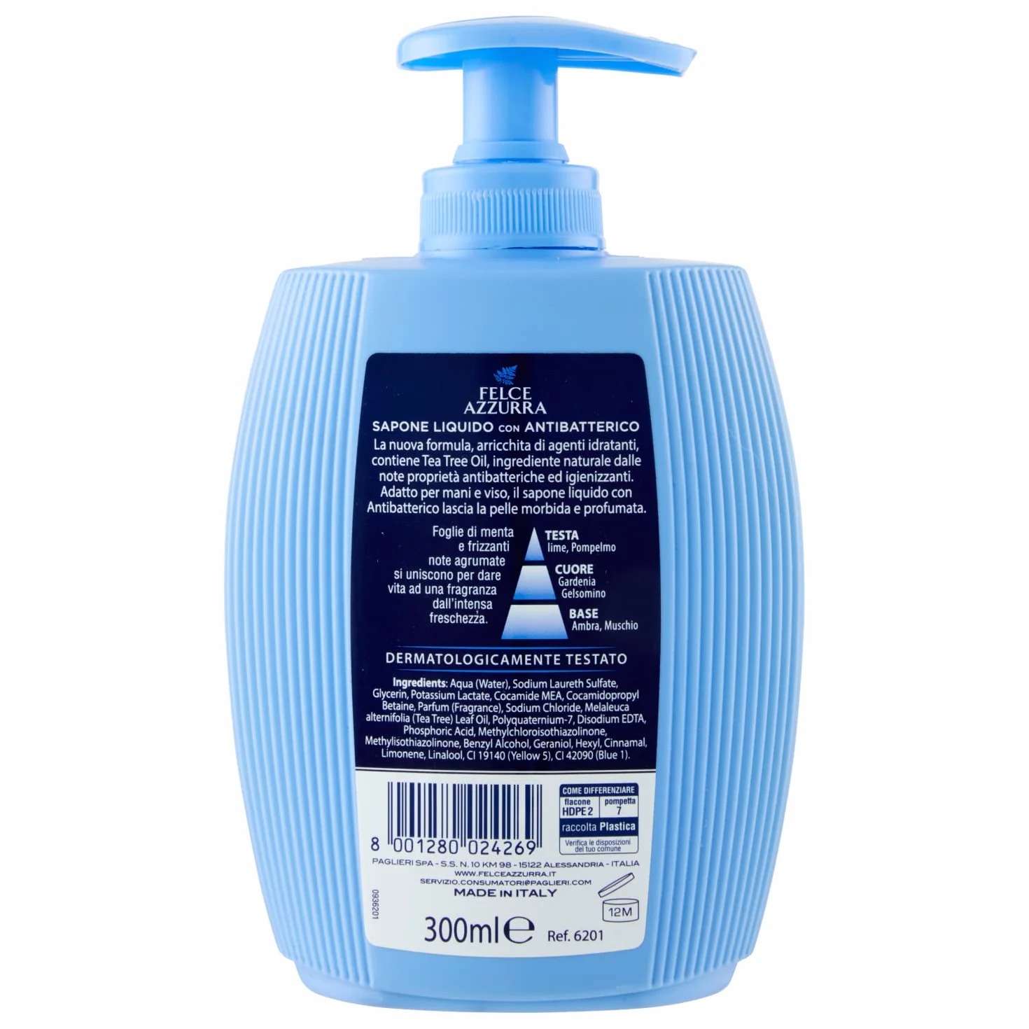 Felce Azzurra Antybakteryjna mięta i limonka, 300 ml