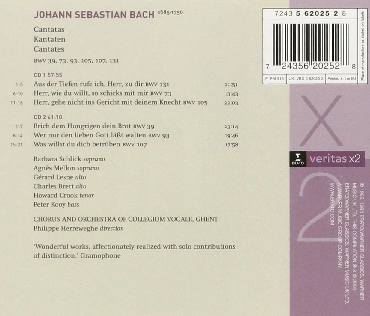 Bach : Cantatas