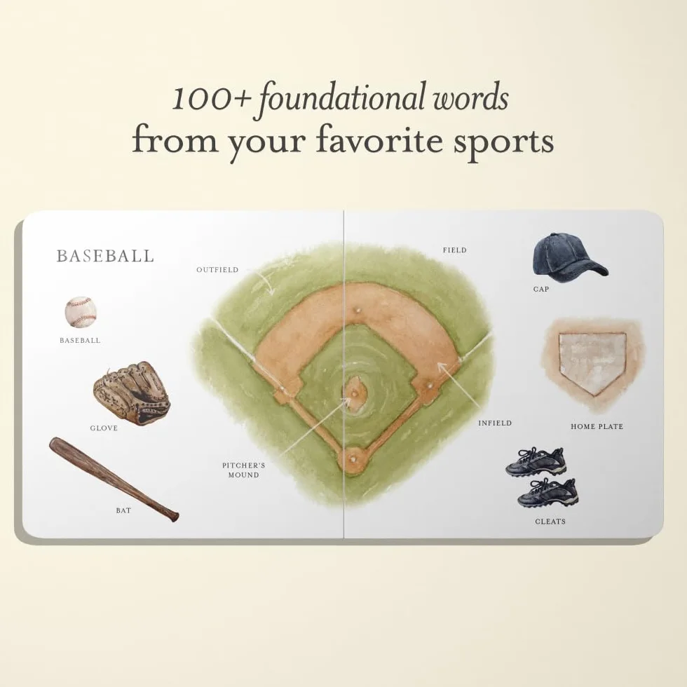 Our Big Book of Sports: A Collection of 100+ Foundational Words for Future Athletes: 10