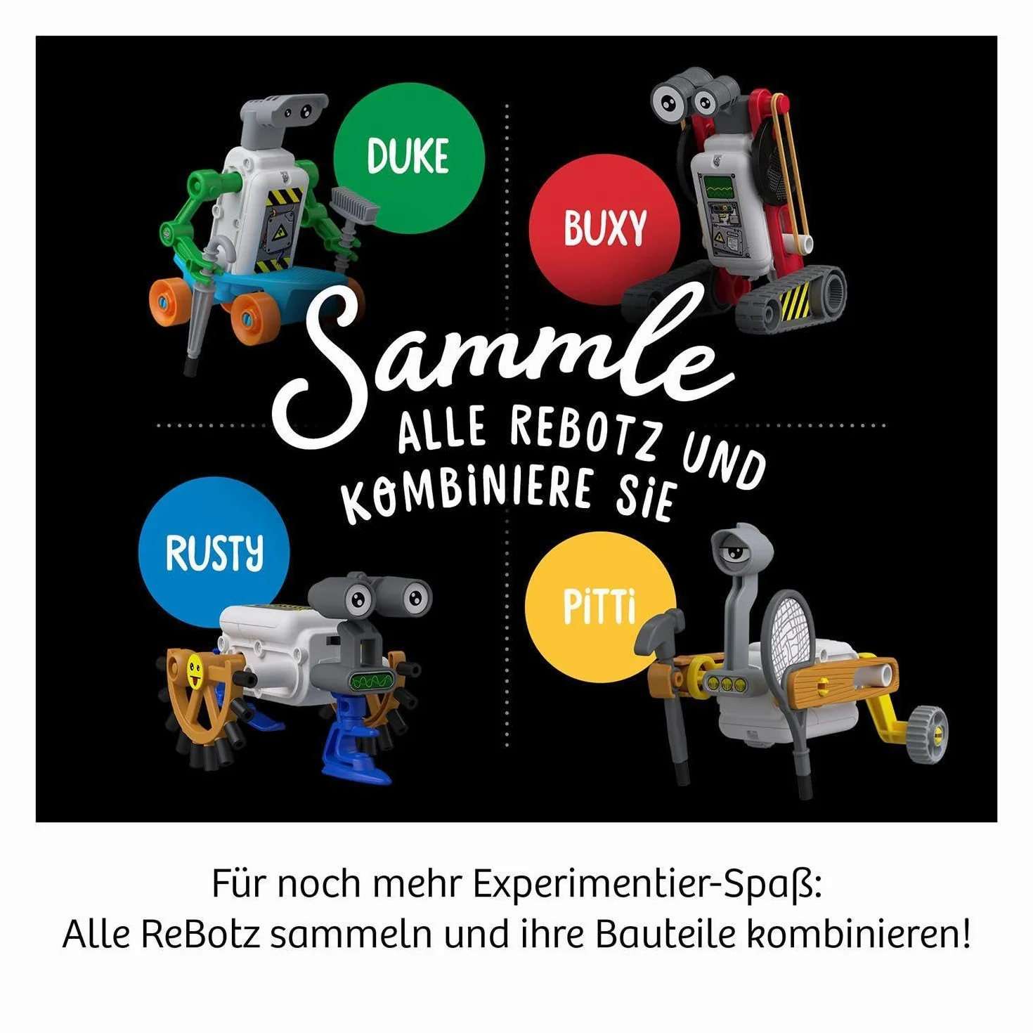 ReBotz - Buxy der Jumping-Bot: Experimentierkasten