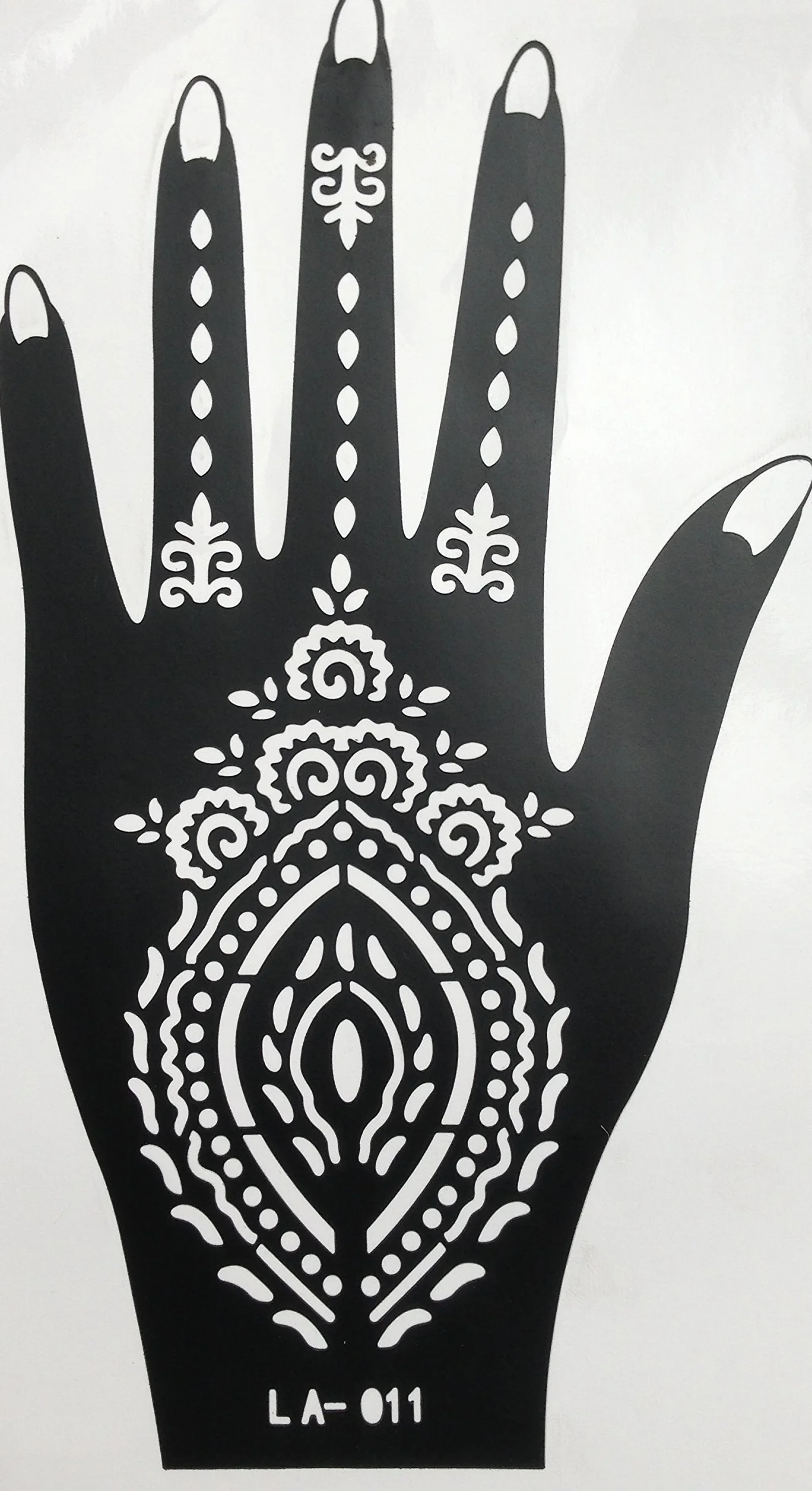 Mehndi szablony zestaw 2 szt. Henna Designs la011