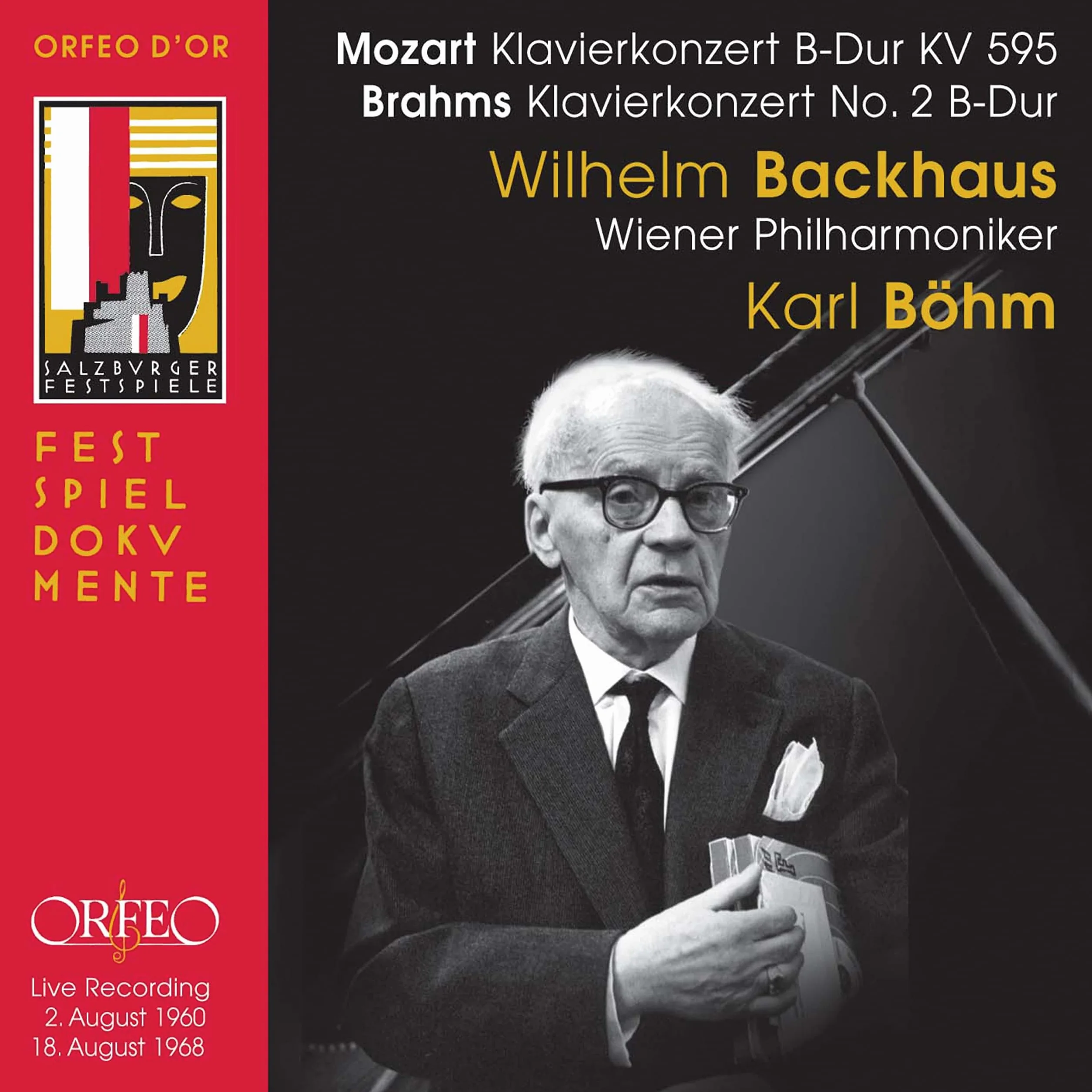 Wilhelm Backhaus Plays Mozart & Brahms