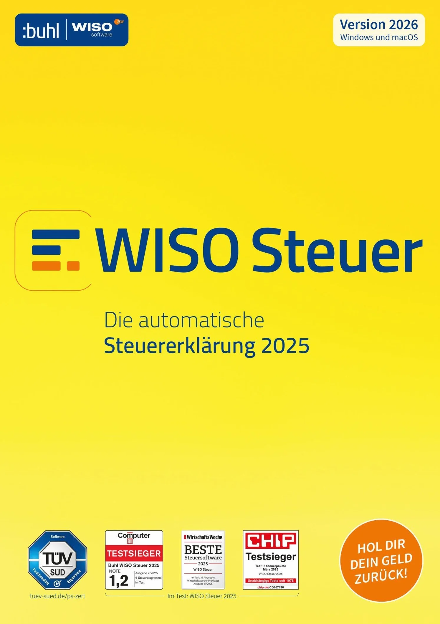 WISO Steuer 2026: Die automatische Steuererklärung 2025