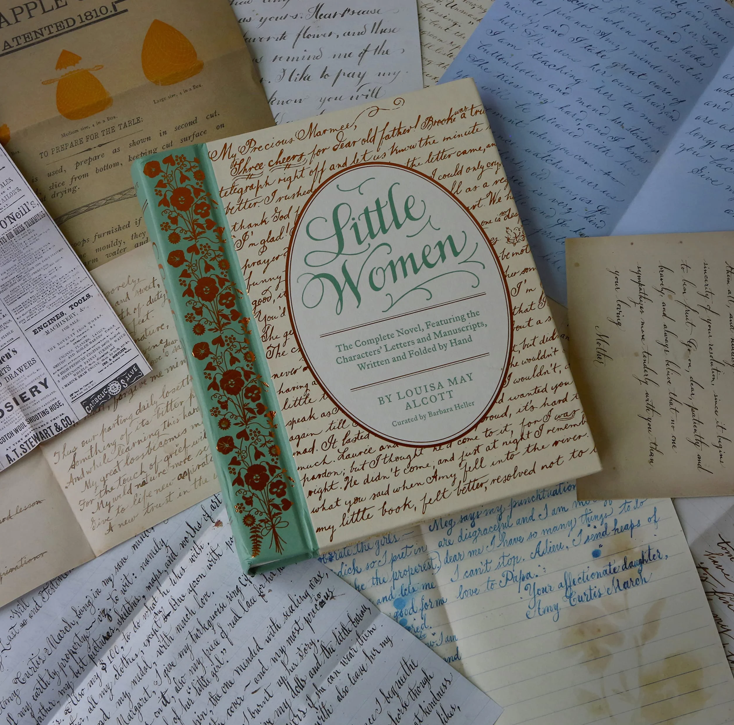Little Women: The Complete Novel, Featuring the Characters' Letters and Manuscripts, Written and Folded by Hand