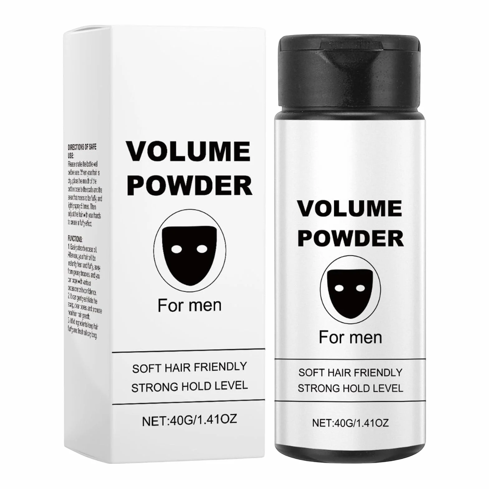 Hair Texture Powder, Styling Powder, Strong Hold Lightweight Feel Travel Size Compact Bottle Long Lasting, Portable Hairstyle Grooming for Business, Trips, Appointments