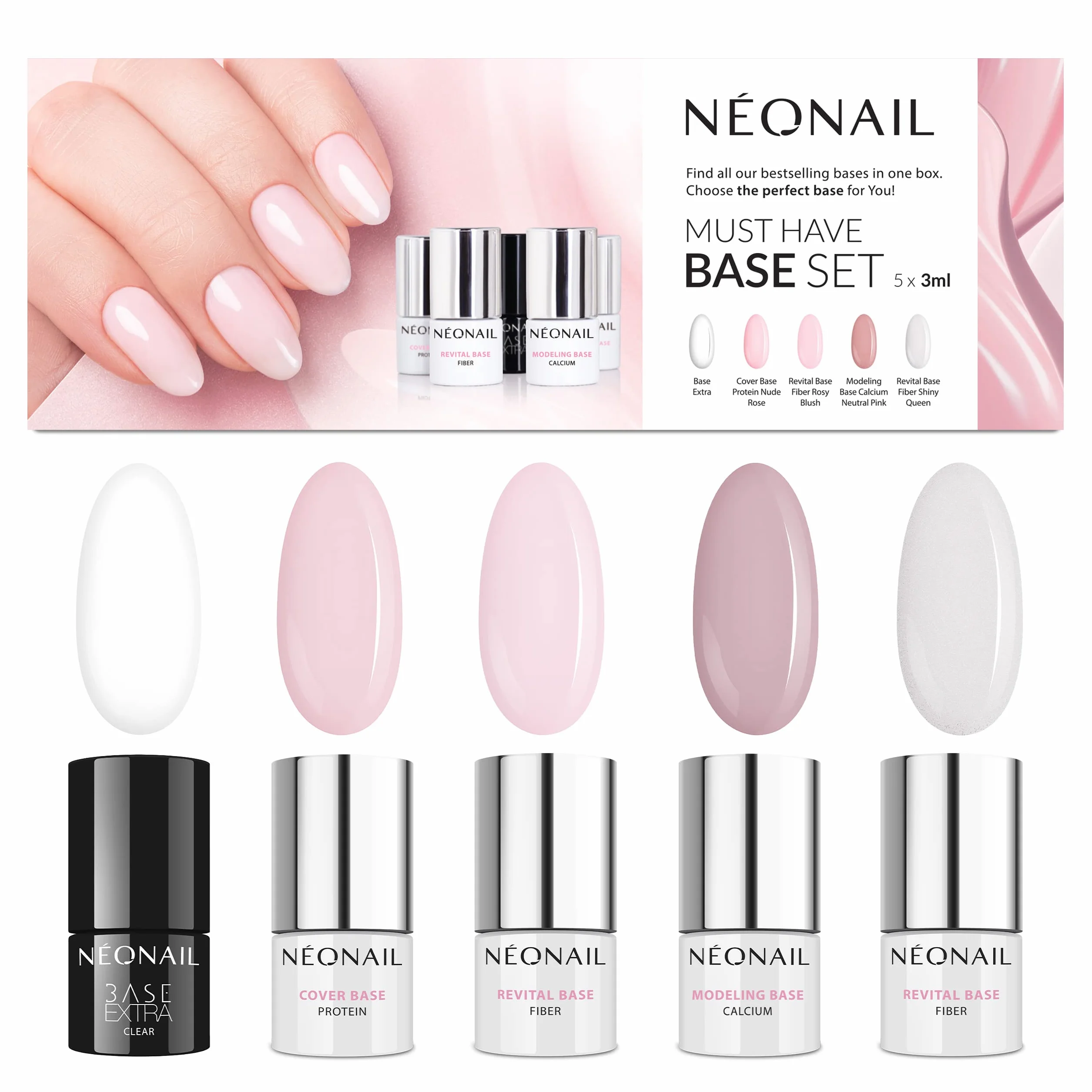 NEONAIL Zestaw Must Have BASE Set