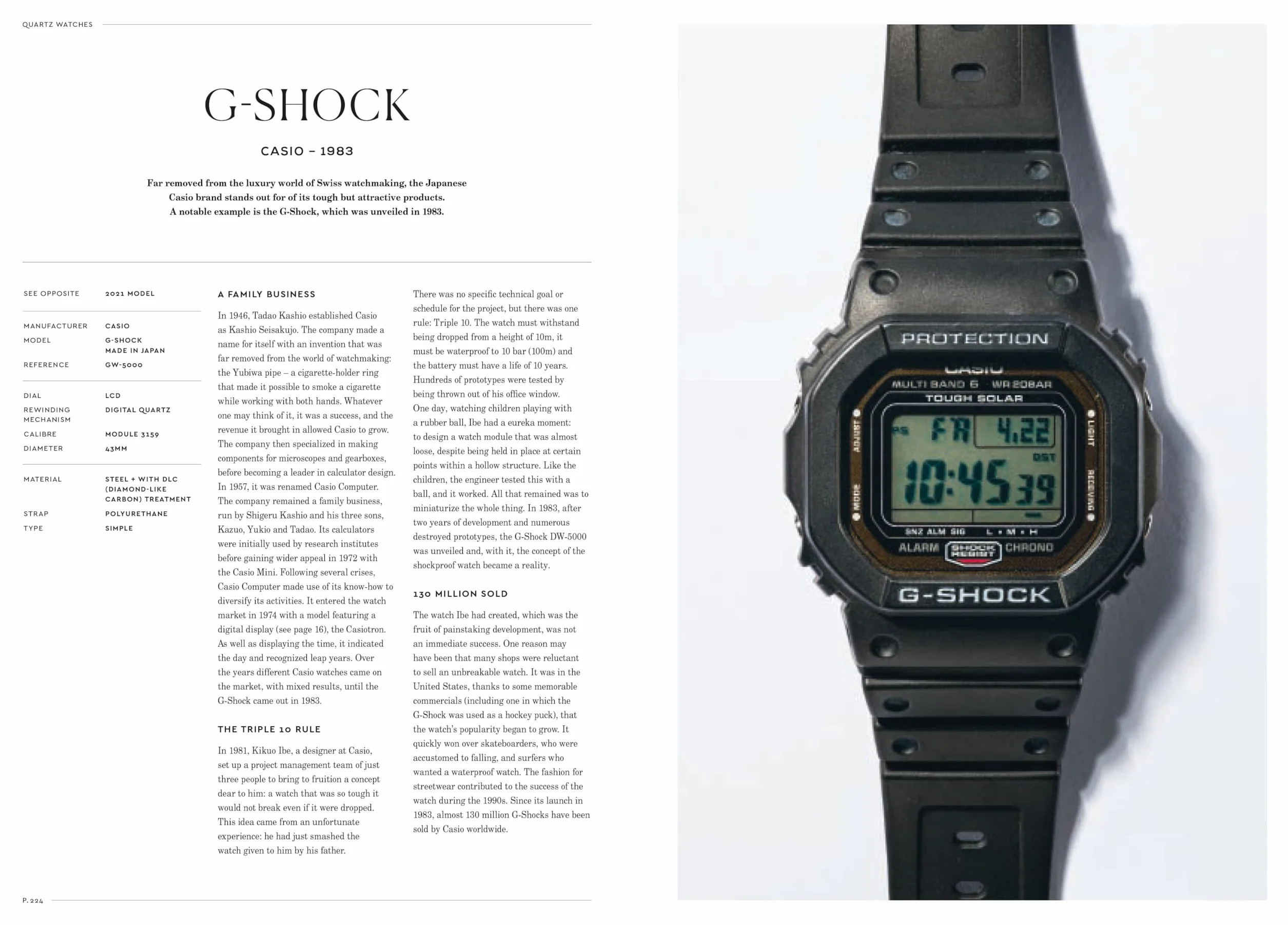 Exceptional Watches: From the Rolex Daytona to the Casio G-Shock, 90 Rare and Collectable Watches Explored