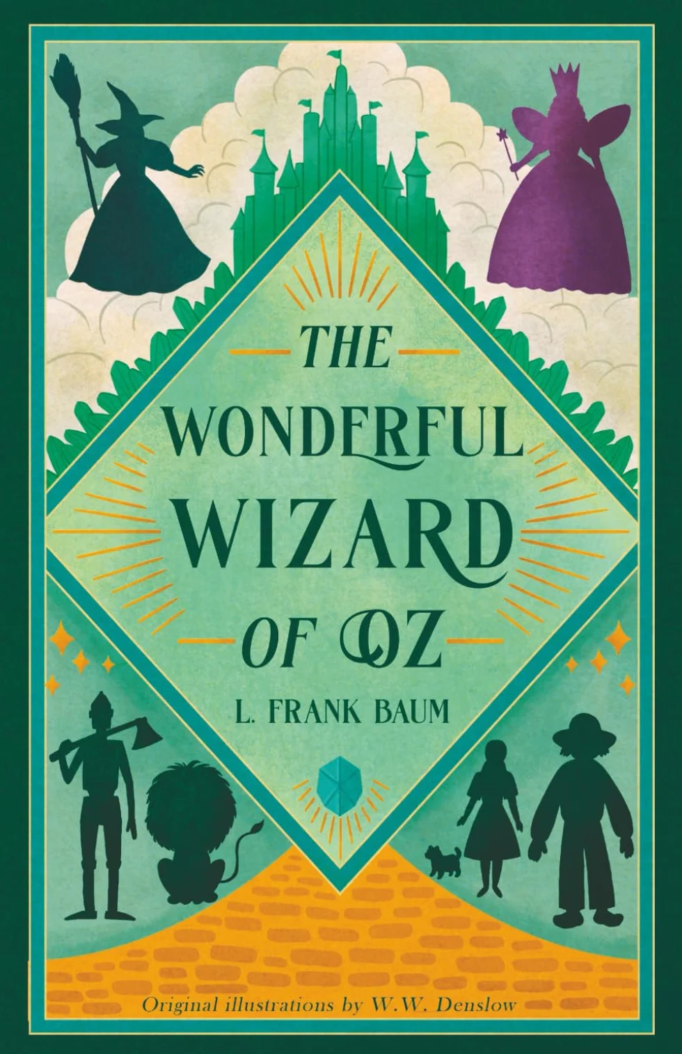 The Wonderful Wizard of Oz (Illustrated): Classic Edition with Original Illustrations