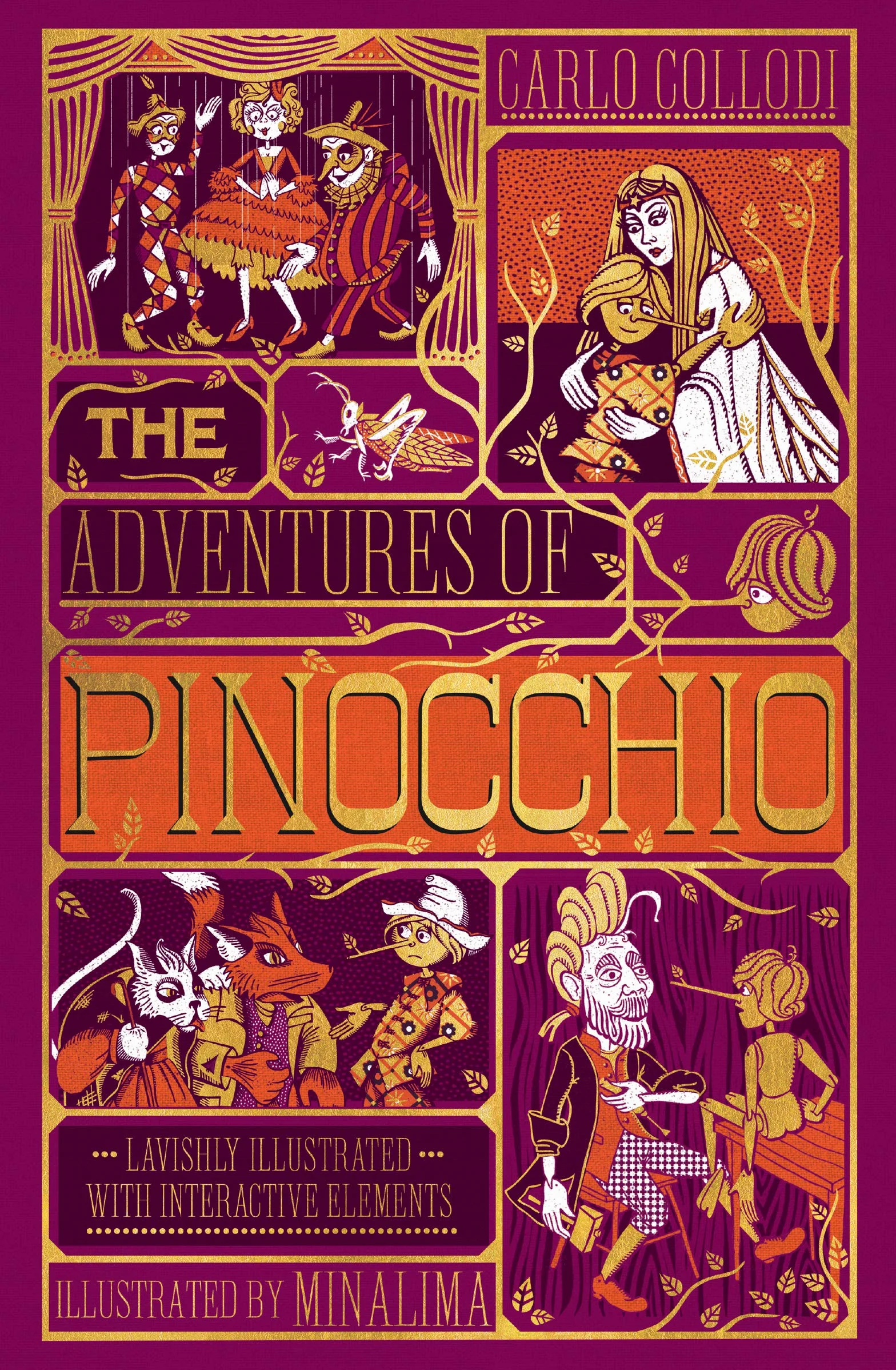 The Adventures of Pinocchio (Minalima Edition): (Ilustrated with Interactive Elements)