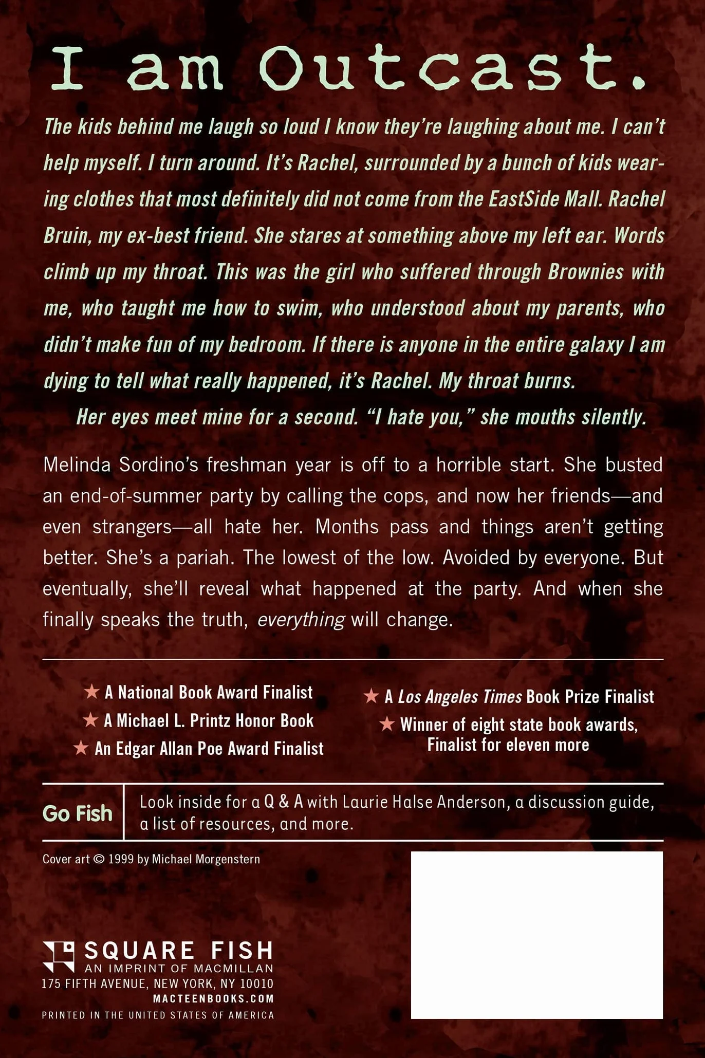 Speak: (National Book Award Finalist)
