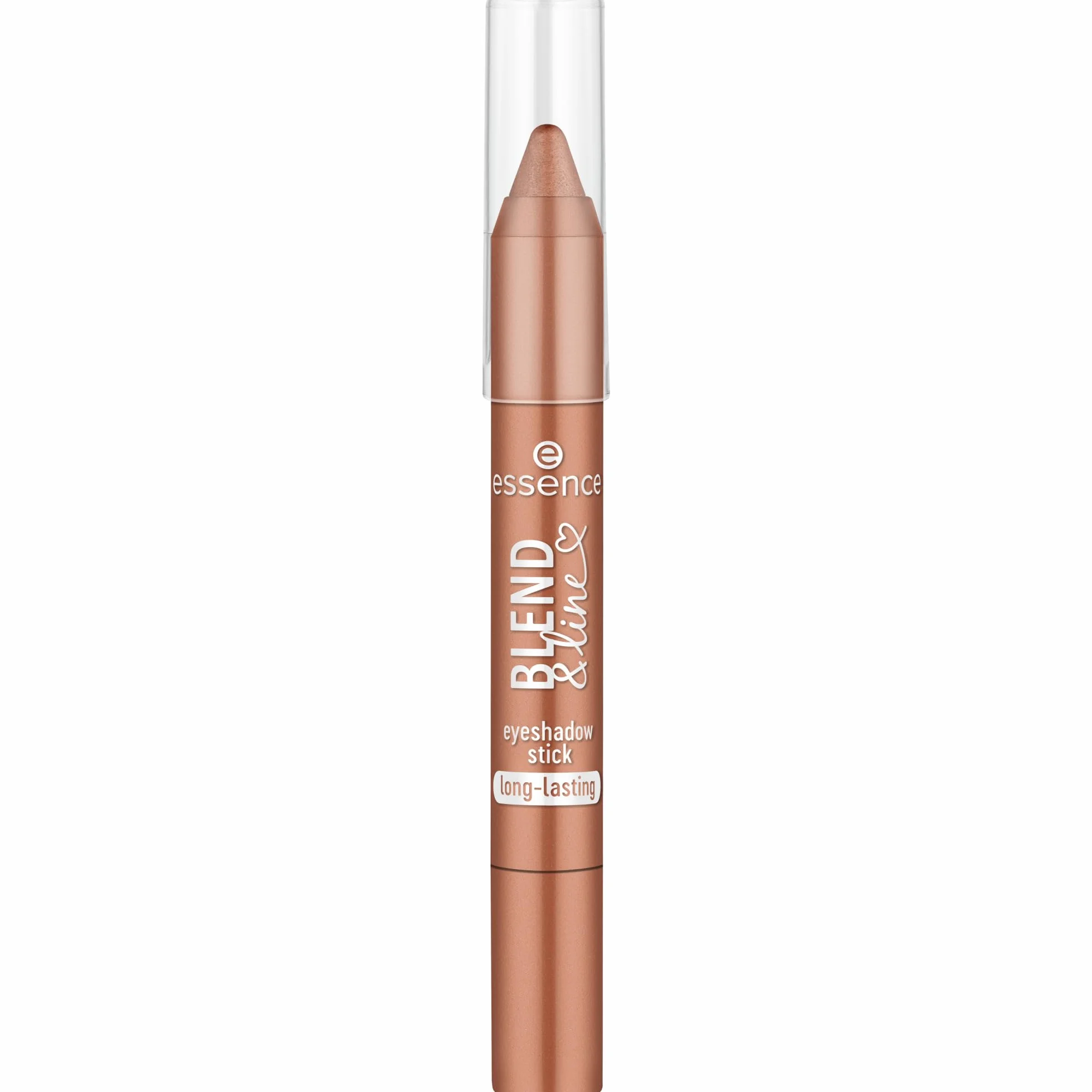 essence cień do powiek w sztyfcie blend & line eyeshadow stick, długotrwały, mieniący się, metaliczny (1.8g)