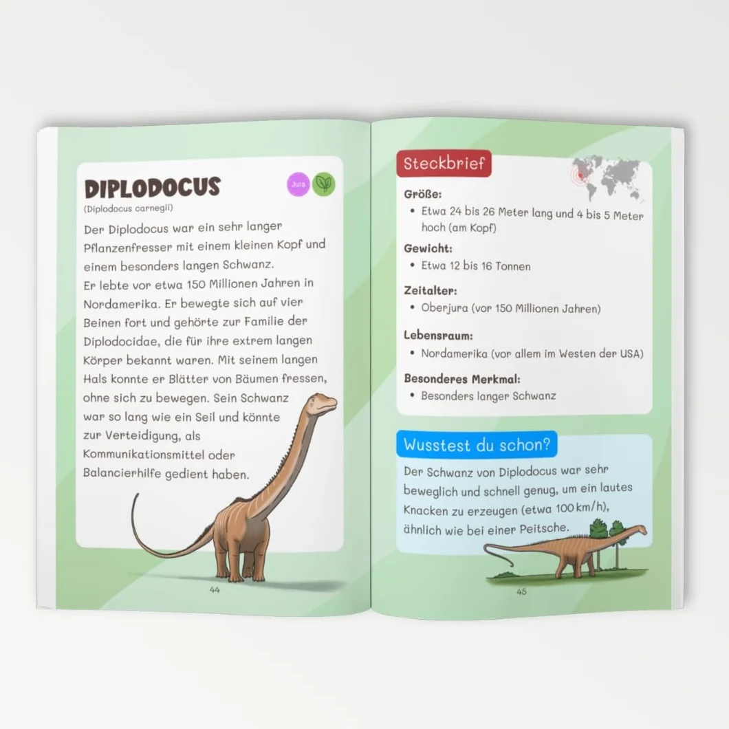 Dinolexikon für Kinder – Mein erstes Dinosaurier Buch von A bis Z: Das bunte Vorlesebuch zum gemeinsamen Entdecken I Mit spannenden Fakten und ... I Dino Buch für Kinder ab 4 Jahre