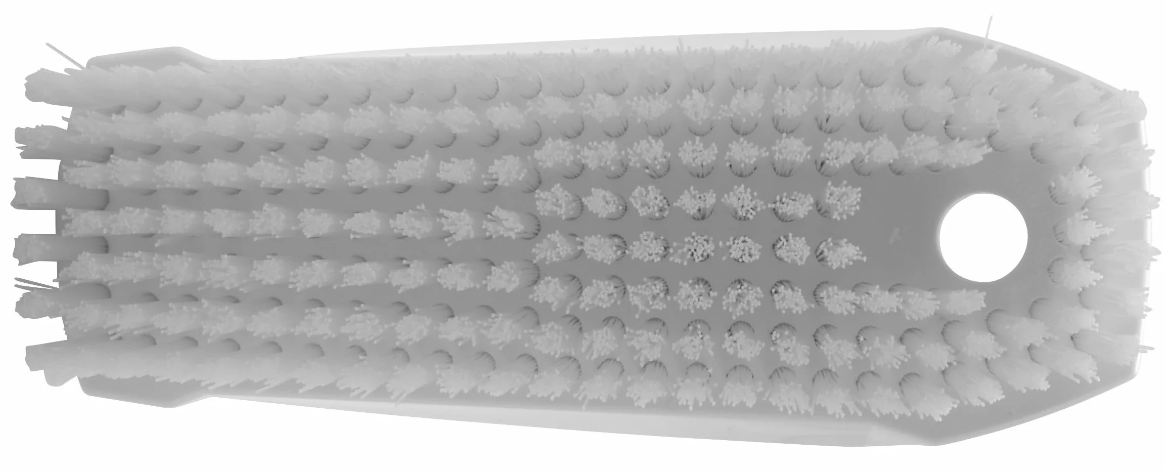 Vikan 64405 Twarda szczotka ręczna S/szczotka do paznokci, biała, długość 130 mm, szerokość 50 mm, wysokość 40 mm