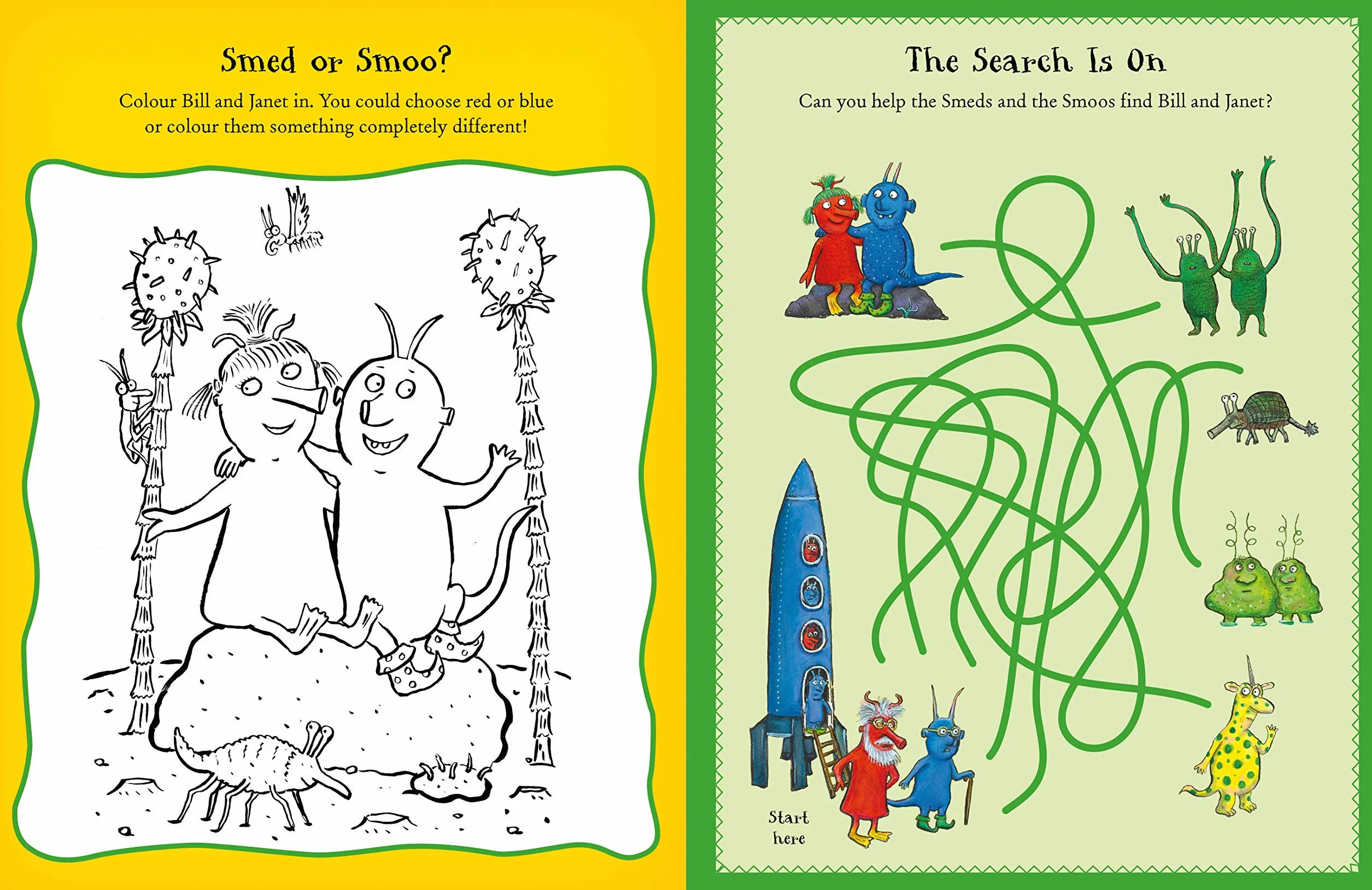 The Smeds and the Smoos Sticker Book (Activity Books): 1