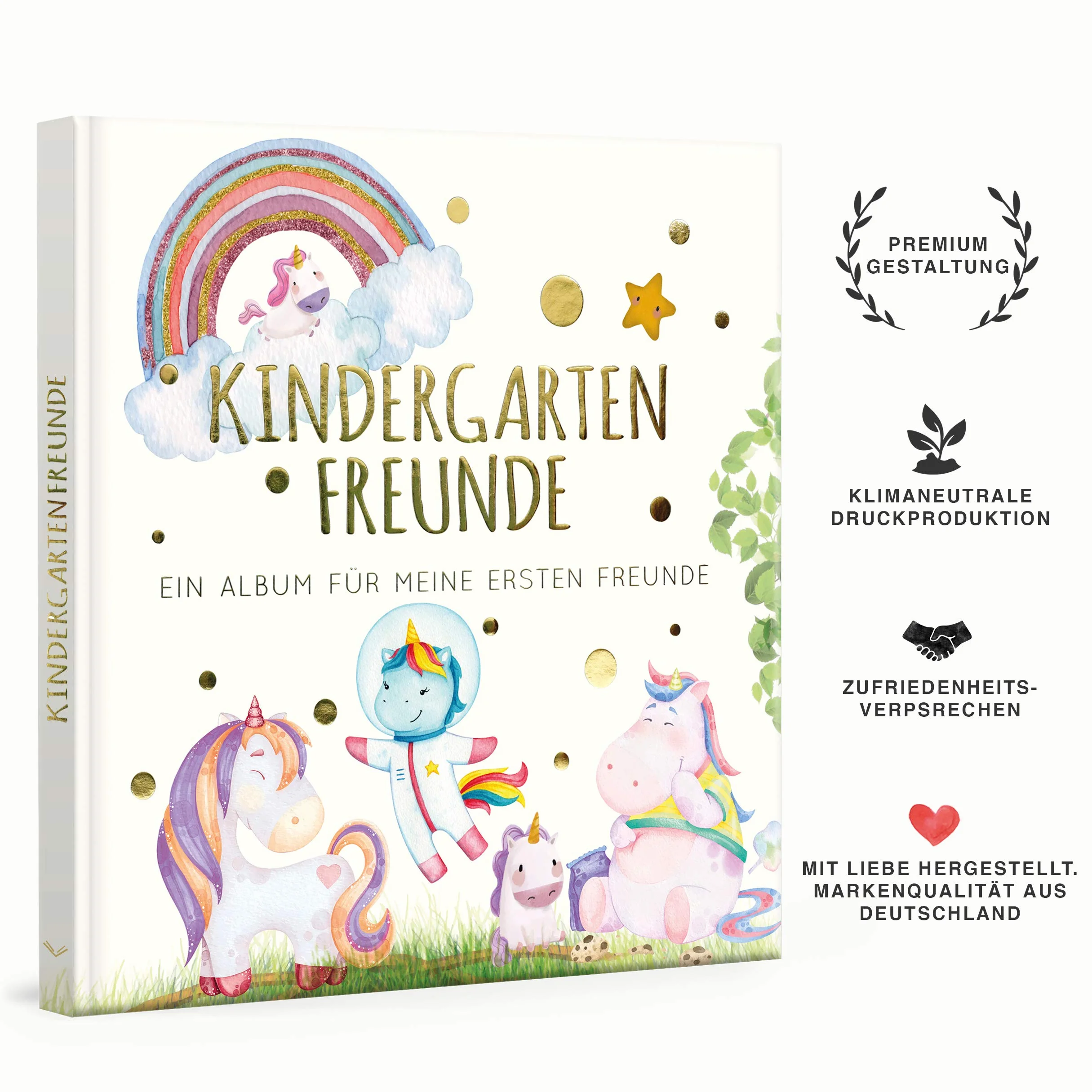Kindergartenfreunde - EINHORN: ein Album für meine ersten Freunde (Freundebuch Kindergarten 3 Jahre)
