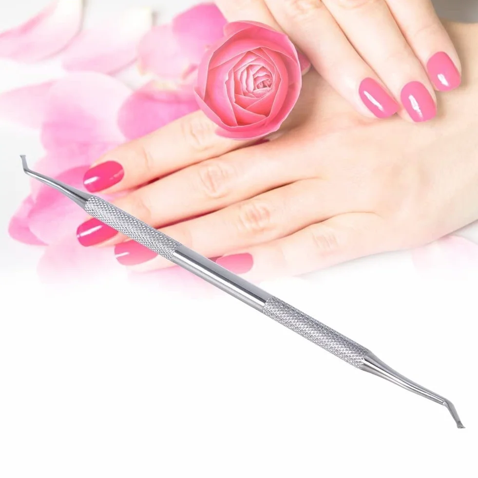 Wrastający pilnik do korekcji paznokci Profesjonalne narzędzie do pedicure stóp Narzędzie do czyszczenia paznokci Podwójnie zakończony haczyk do pielęgnacji paznokci ze stali nierdzewnej