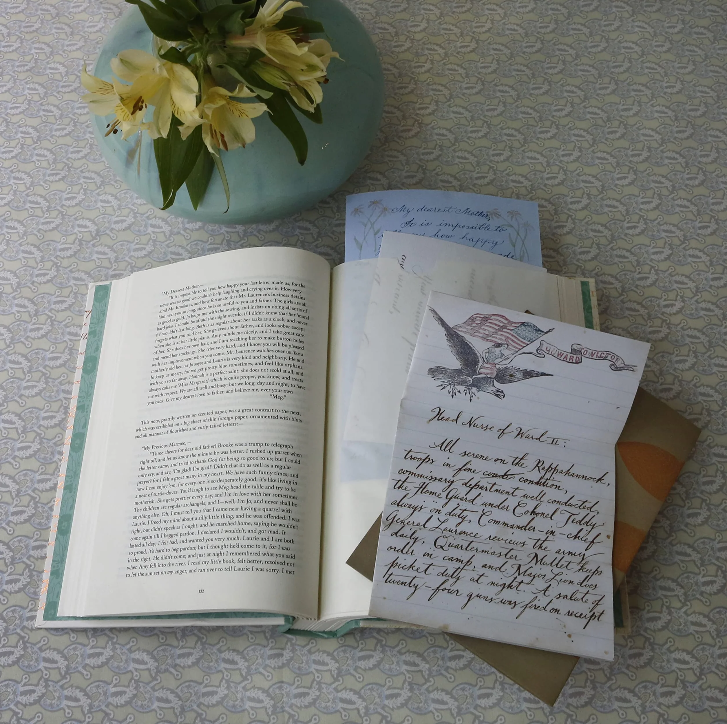 Little Women: The Complete Novel, Featuring the Characters' Letters and Manuscripts, Written and Folded by Hand