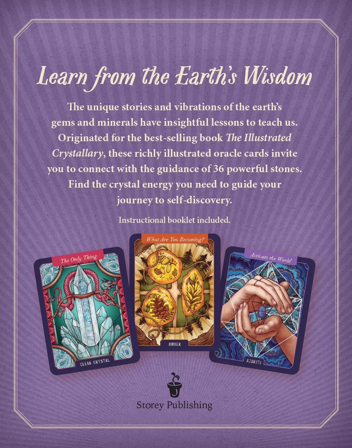The Illustrated Crystallary Oracle Cards: 36-Card Deck of Magical Gems & Minerals