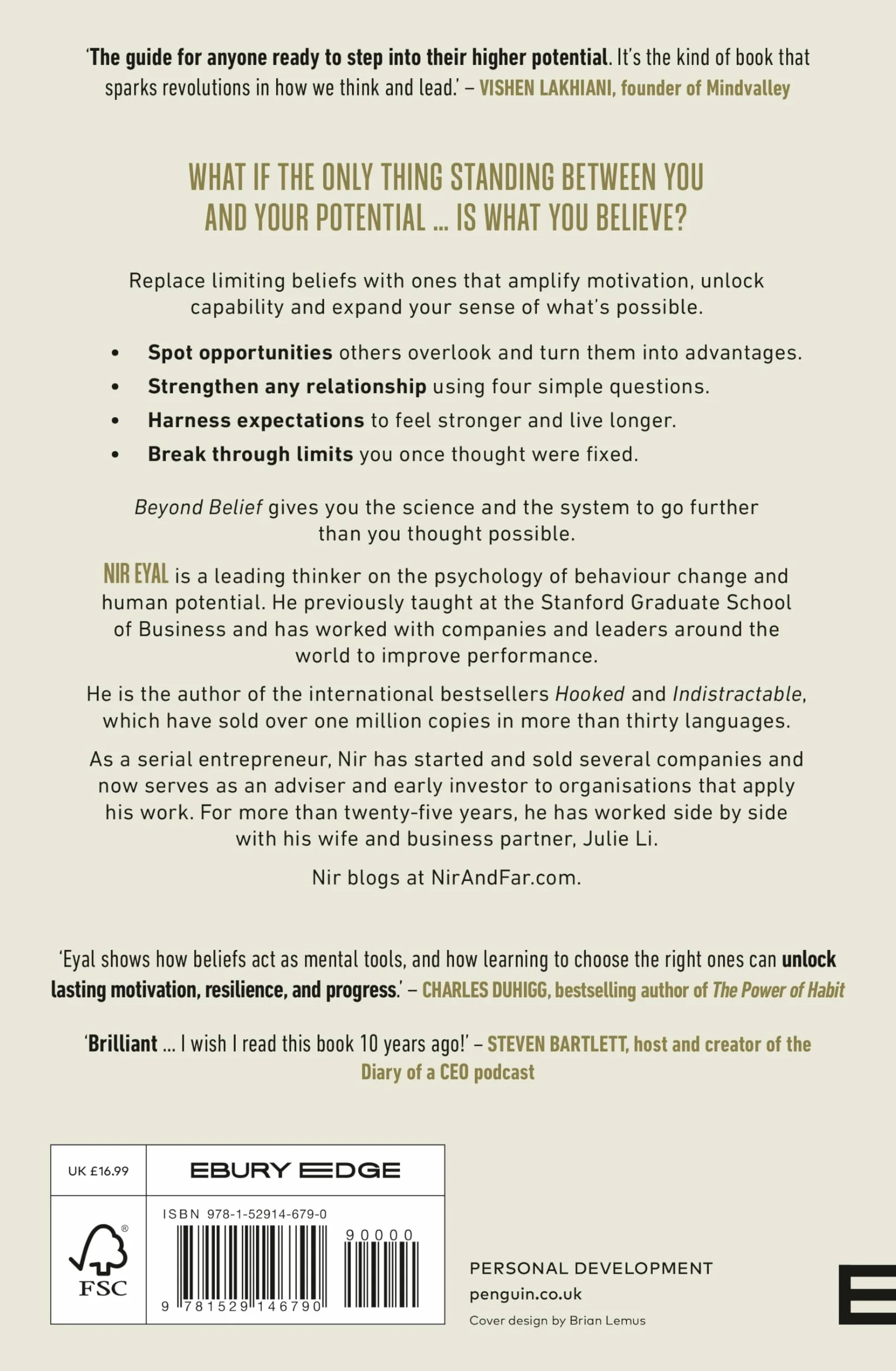 Beyond Belief: The Science-Backed Way to Stop Limiting Yourself and Achieve Extraordinary Results