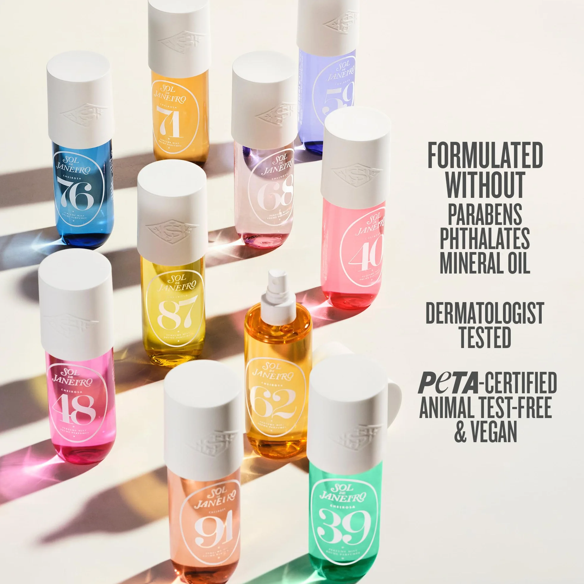 Sol de Janeiro Cheirosa 91 Perfume Mist spray do ciała z marakują, karmelem miodowym i różą