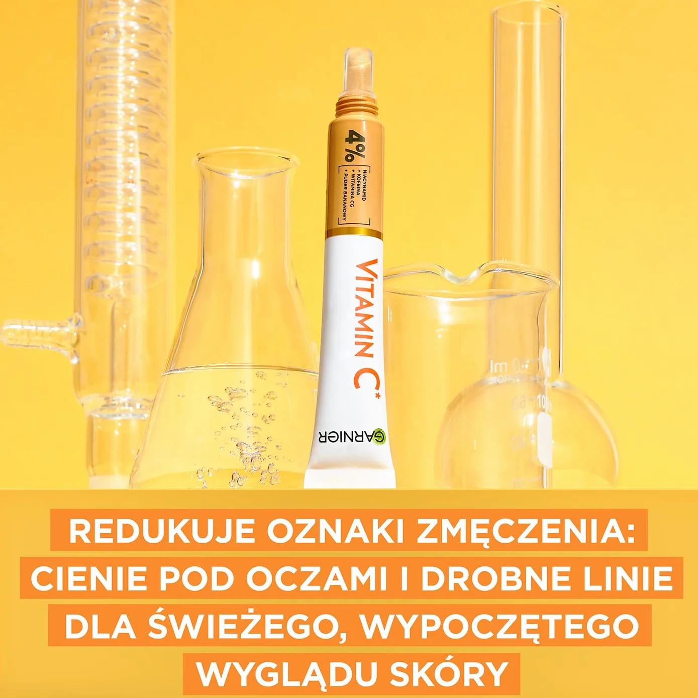 Garnier Vitamin C Rozświetlający krem pod oczy, 15 ml