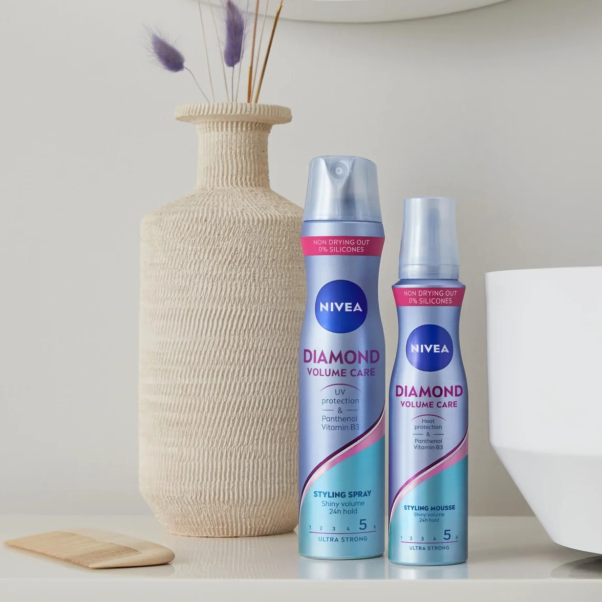 NIVEA Diamond Volume Care Pianka do włosów 150 ml