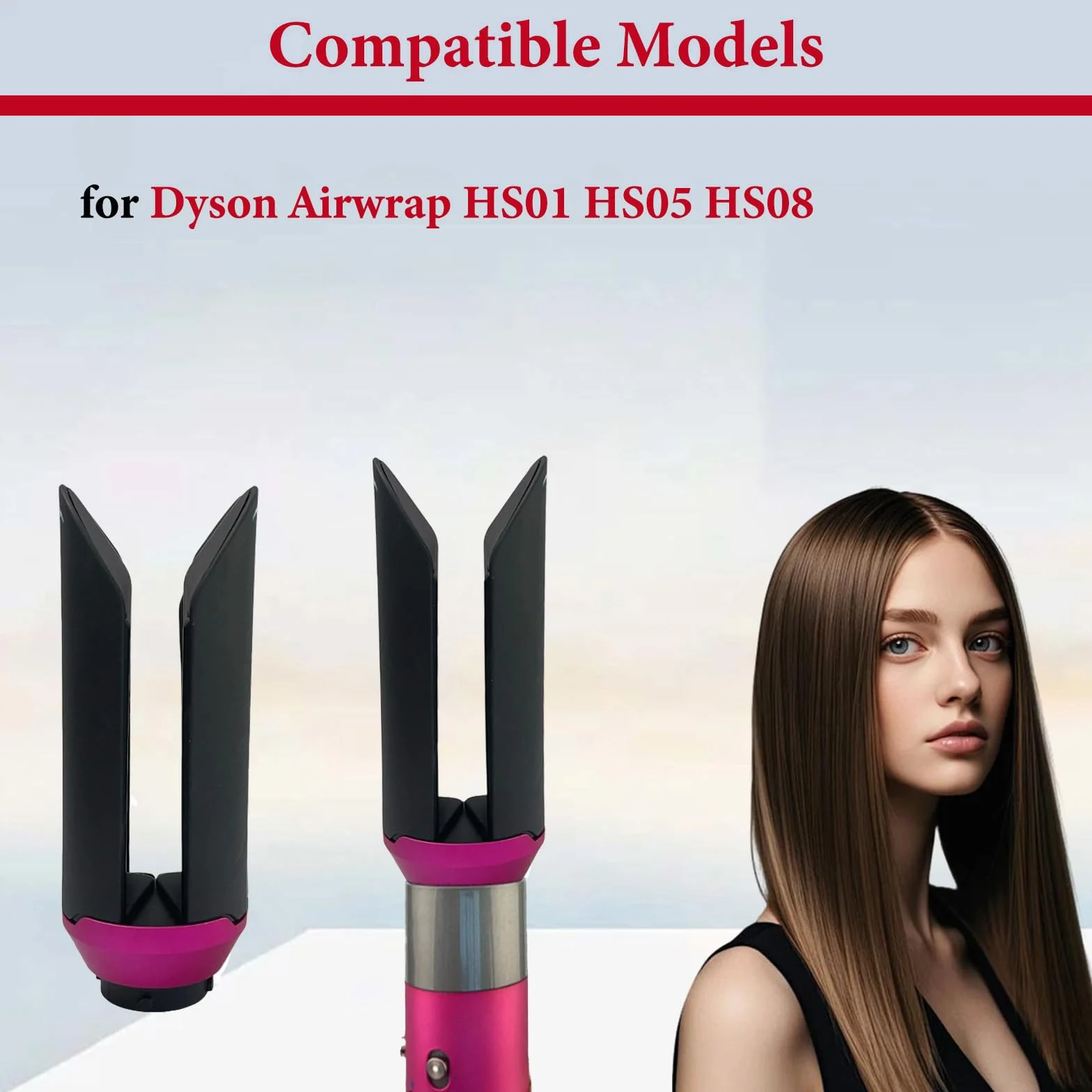 Prostownica włosów do Dyson Airwrap HS01 HS05 HS08 Styler, kręcone włosy, duże fale