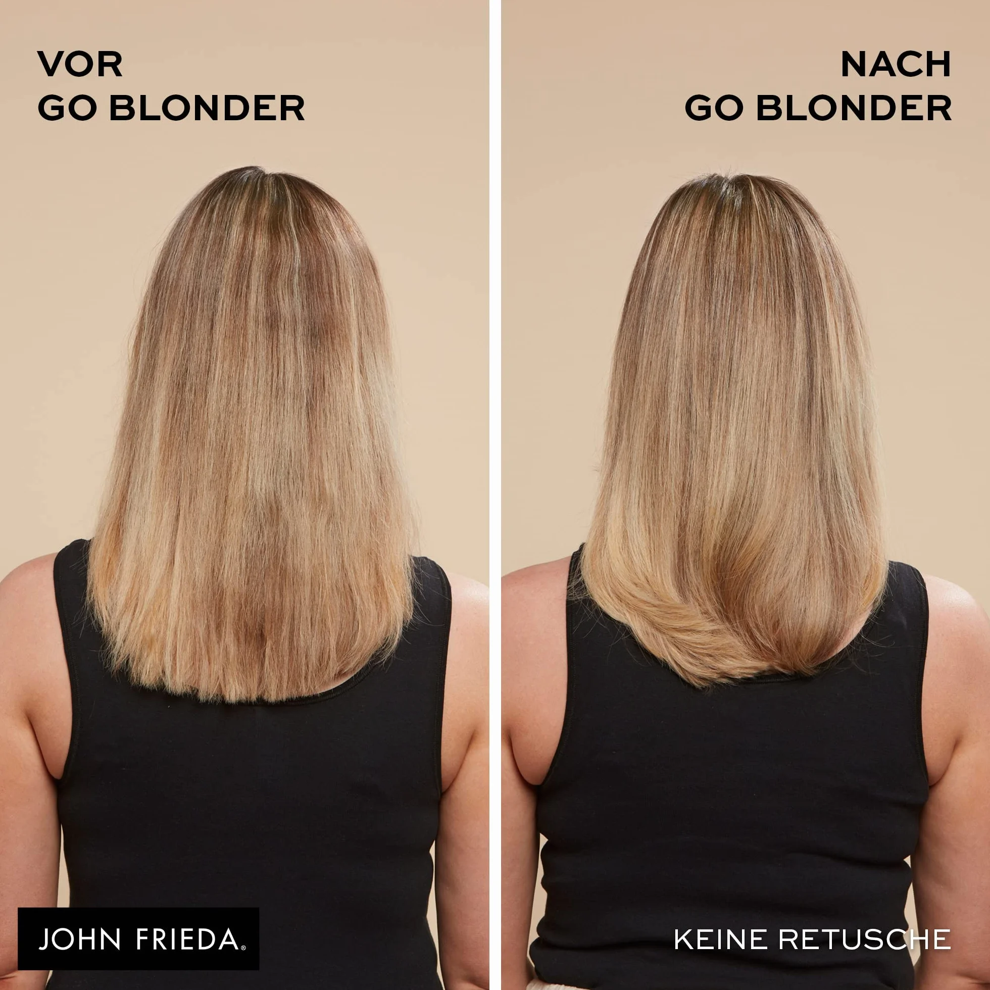 John Frieda Go Blonder maska – zawartość: 250 ml – intensywna regeneracja włosów – typ włosów: blond, blond – chroni przed uszkodzeniami włosów