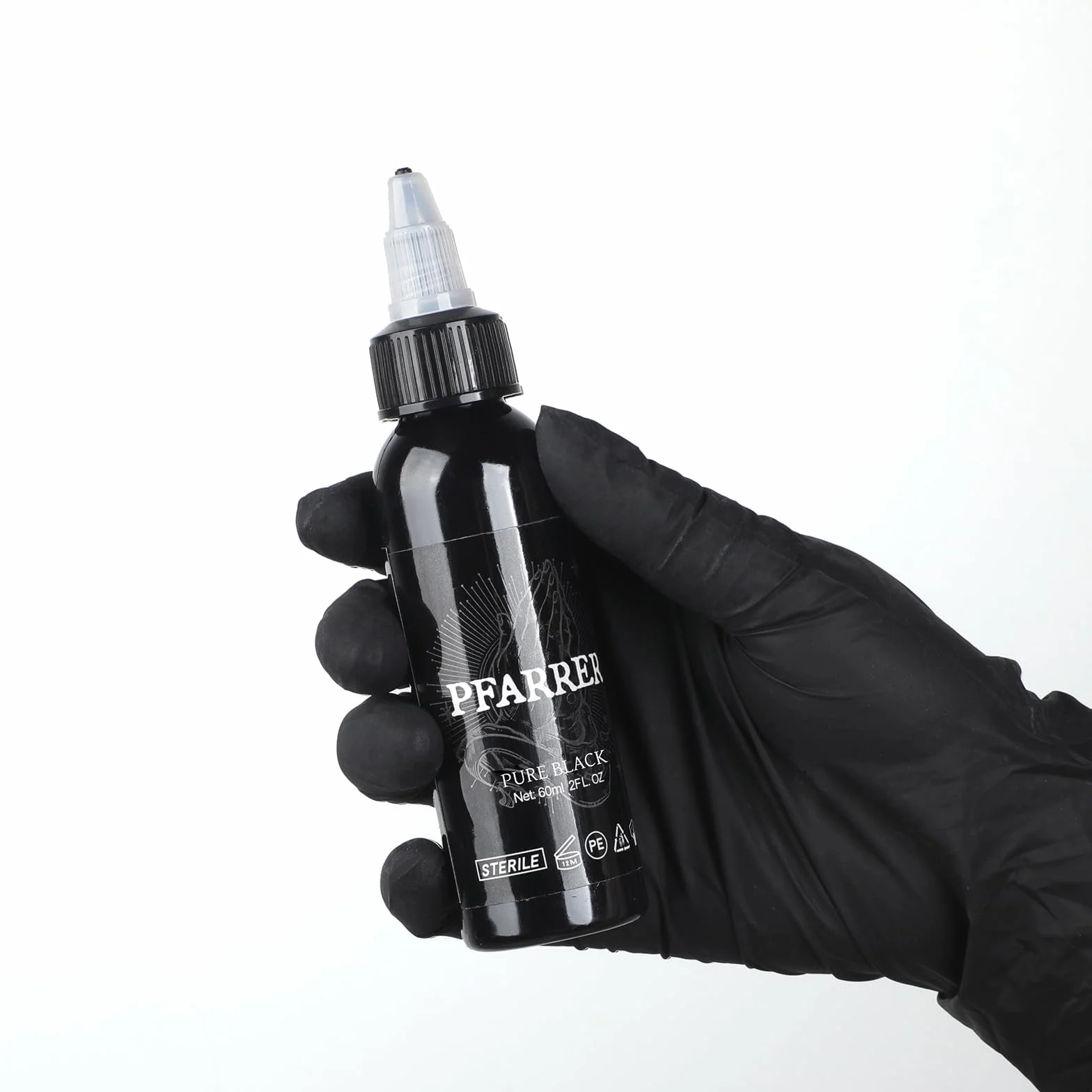 PFARRER Tattoo kolor czarny 2 oz (60 ml) Pure Black TI7003-60-001