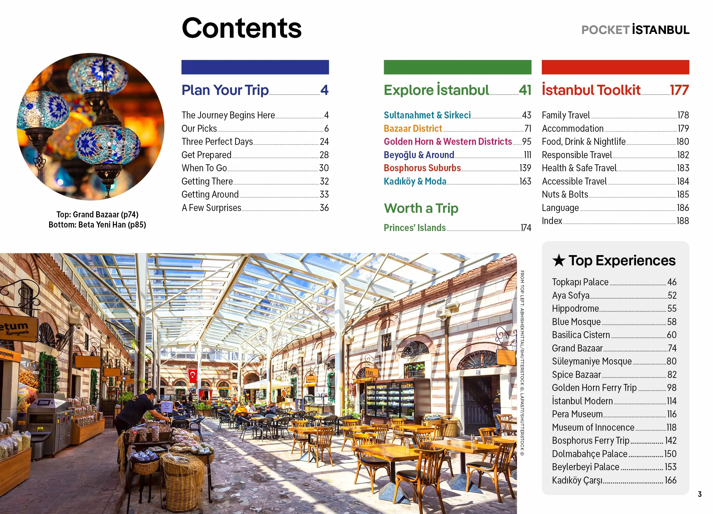 Pocket Istanbul - 7ed - Anglais: Discover Twice the City in Half the Time | Top Sights | Maps & Walking Tours | Covers Sultanahmet & Sirkeci, Bazaar District, Golden Horn & Western Districts and more