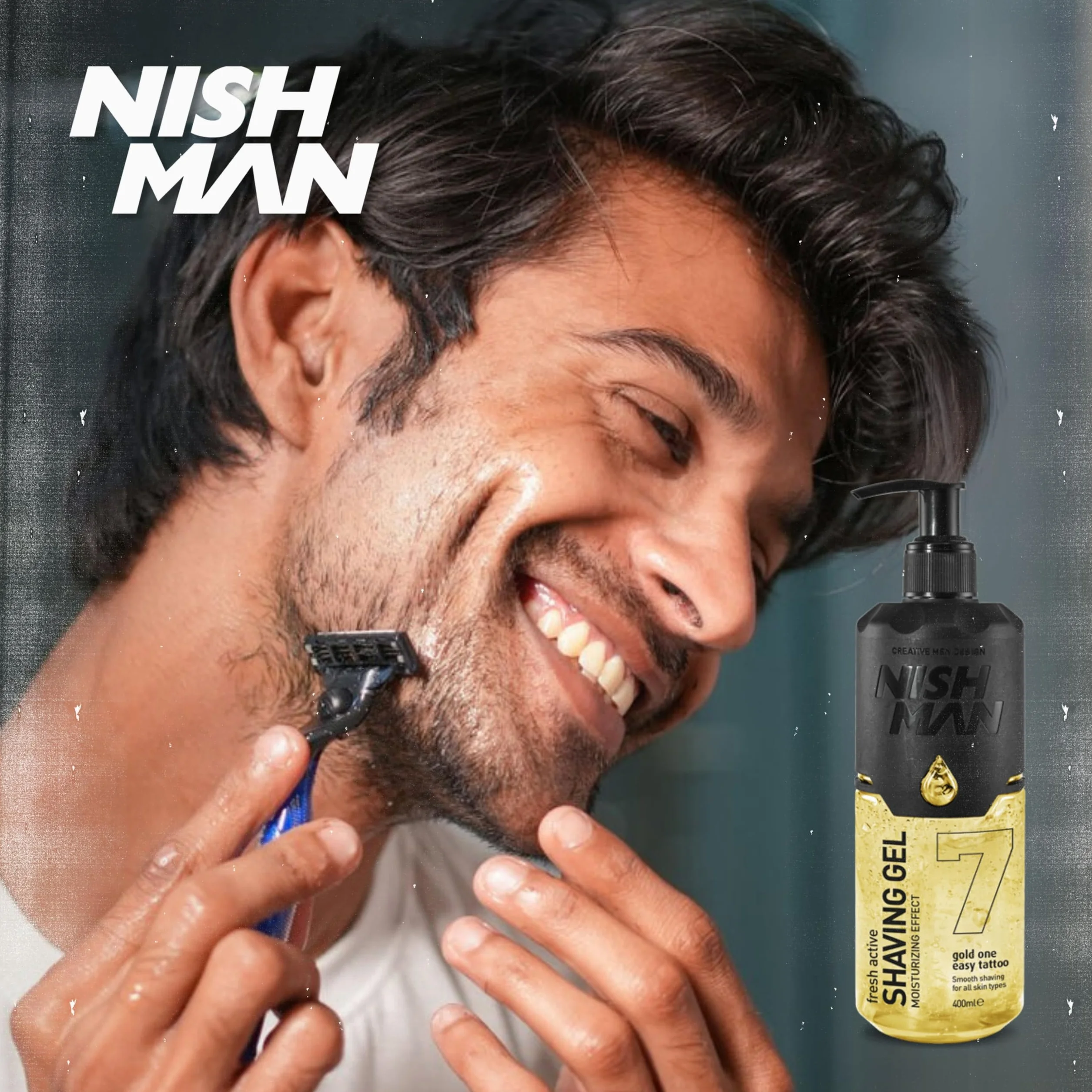 NISHMAN Żel do Golenia 07 - Gold One 400ml