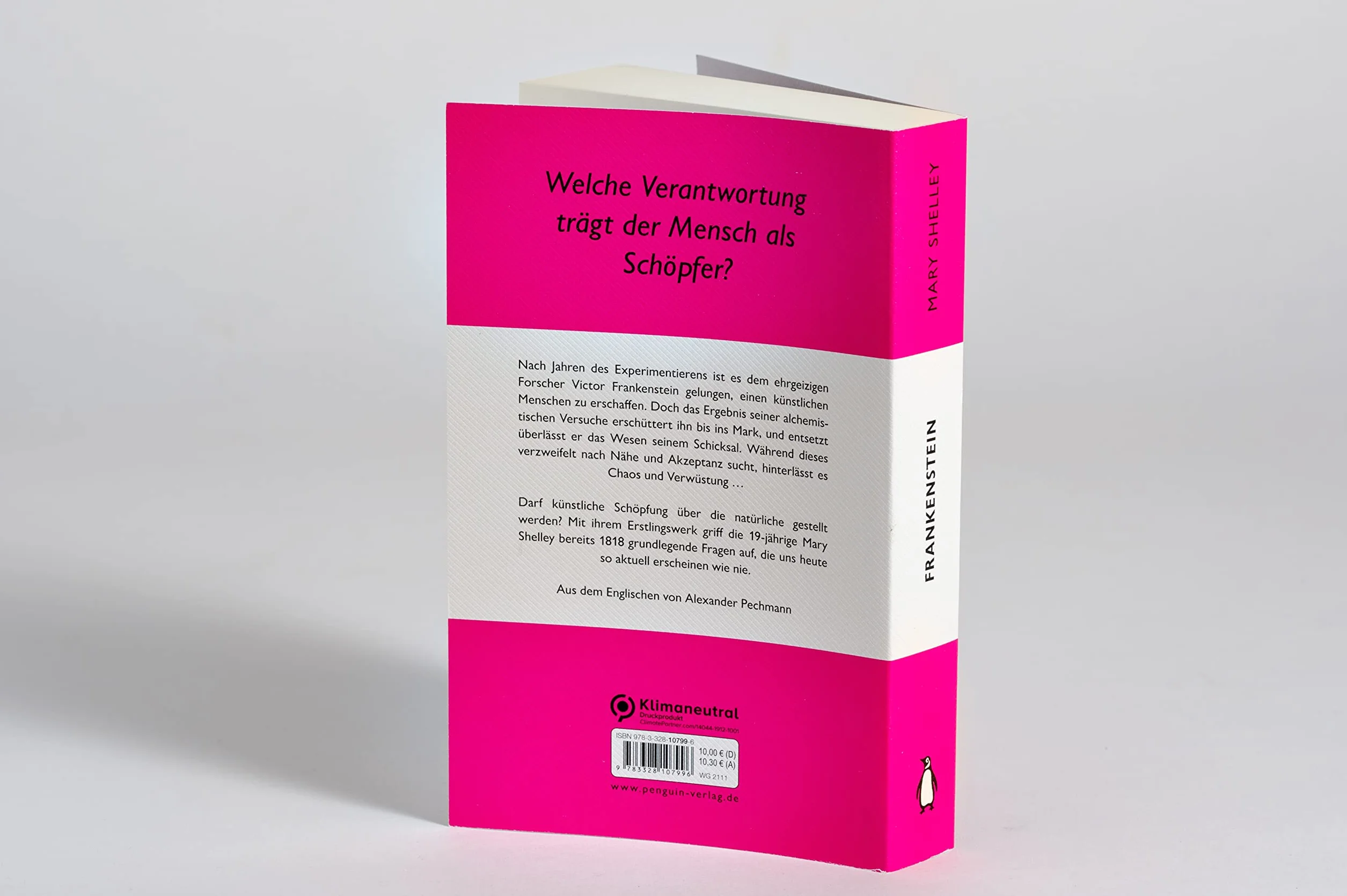 Frankenstein oder Der moderne Prometheus: Roman - Penguin Edition (Deutsche Ausgabe) - Die kultige Klassikerreihe - ausgezeichnet mit dem German Brand Award 2022: 8
