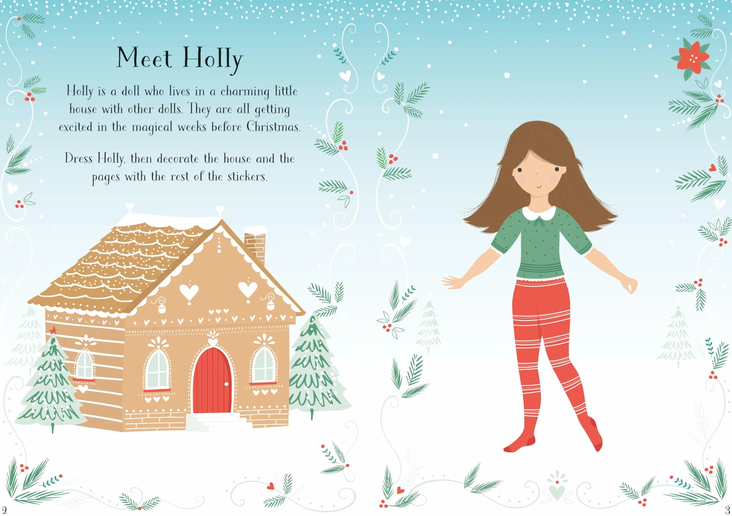 Little Sticker Dolly Dressing Christmas
