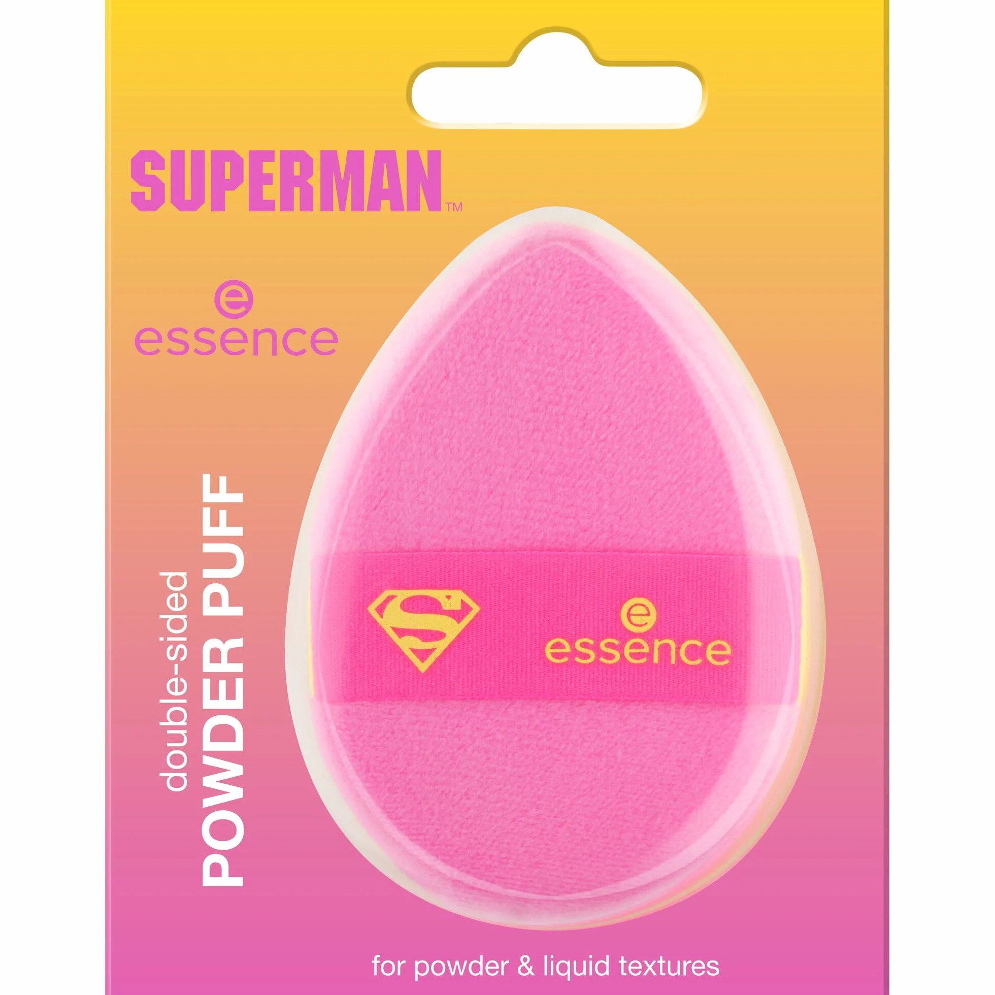 essence Dwustronny puszek do pudru Superman (1pcs)
