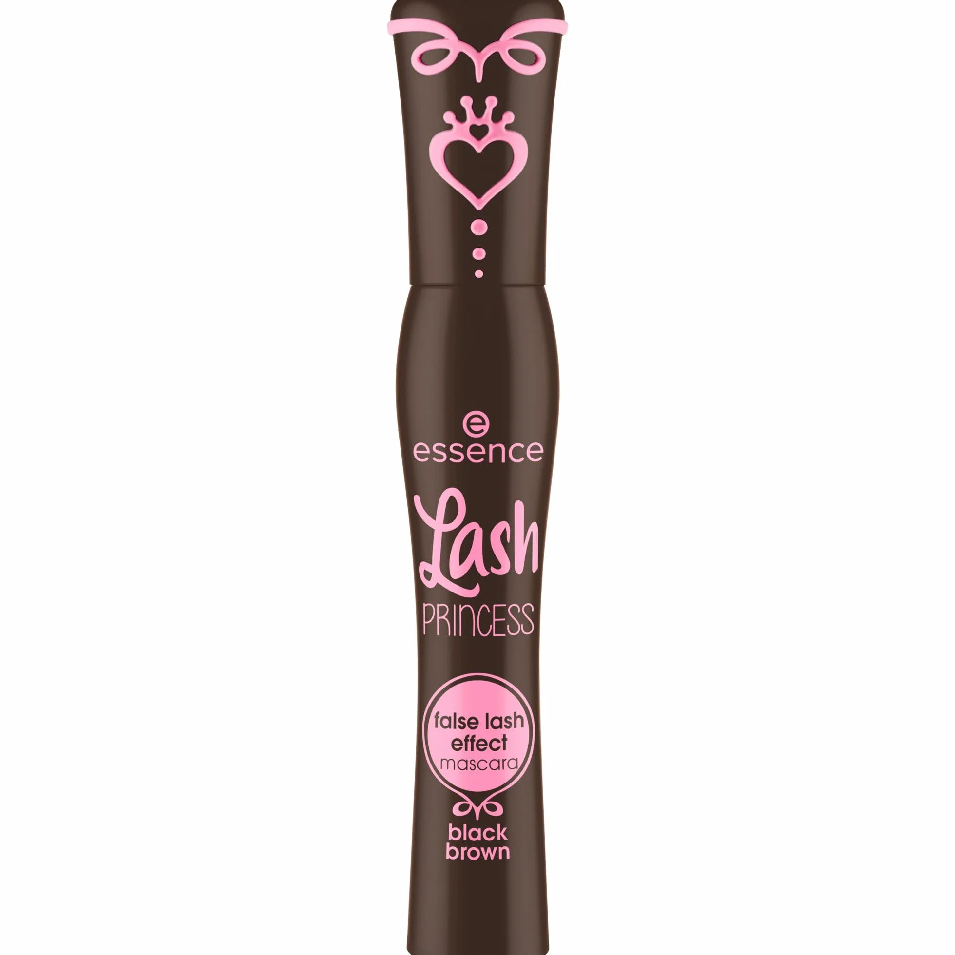essence Brązowo-czarna maskara do rzęs Lash PRINCESS false lash effect, zwiększenie objętości, efekt sztucznych rzęs, konturowanie, wydłużanie (12ml)