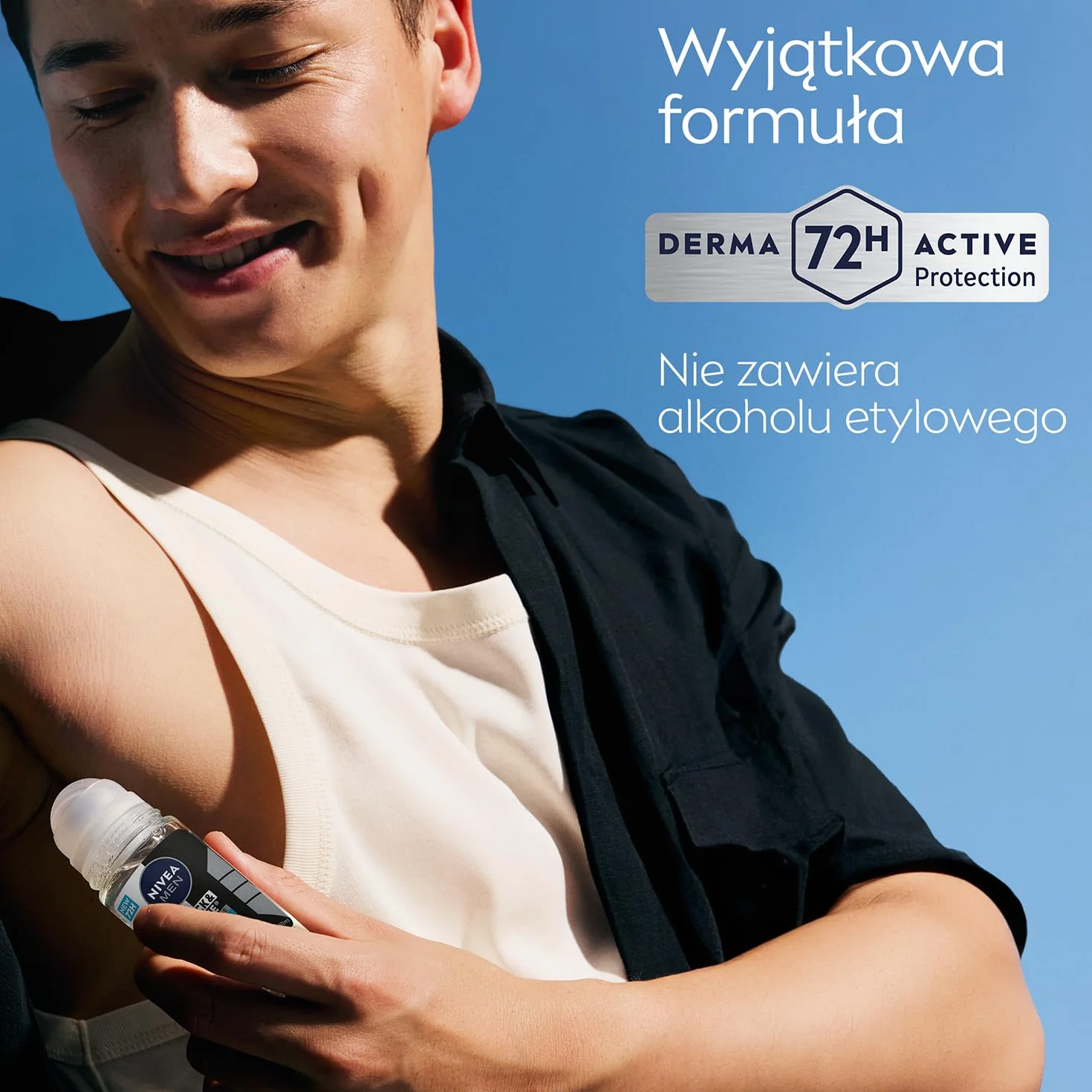 NIVEA MEN Black&White Invisible Fresh Antyperspirant w kulce 50 ml
