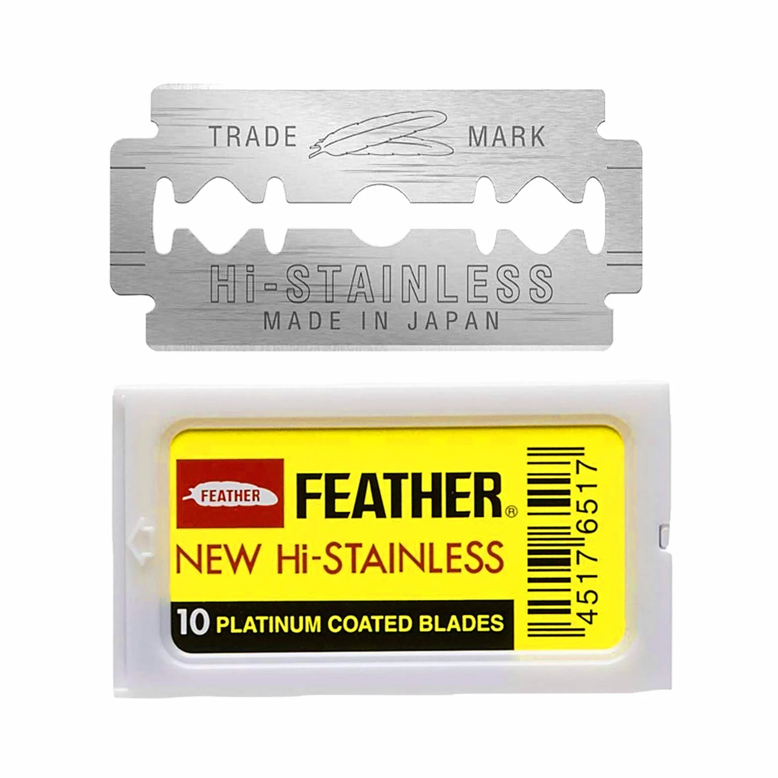 Feather New Hi-Stainless Ostrza do Golenia 10 sztuk