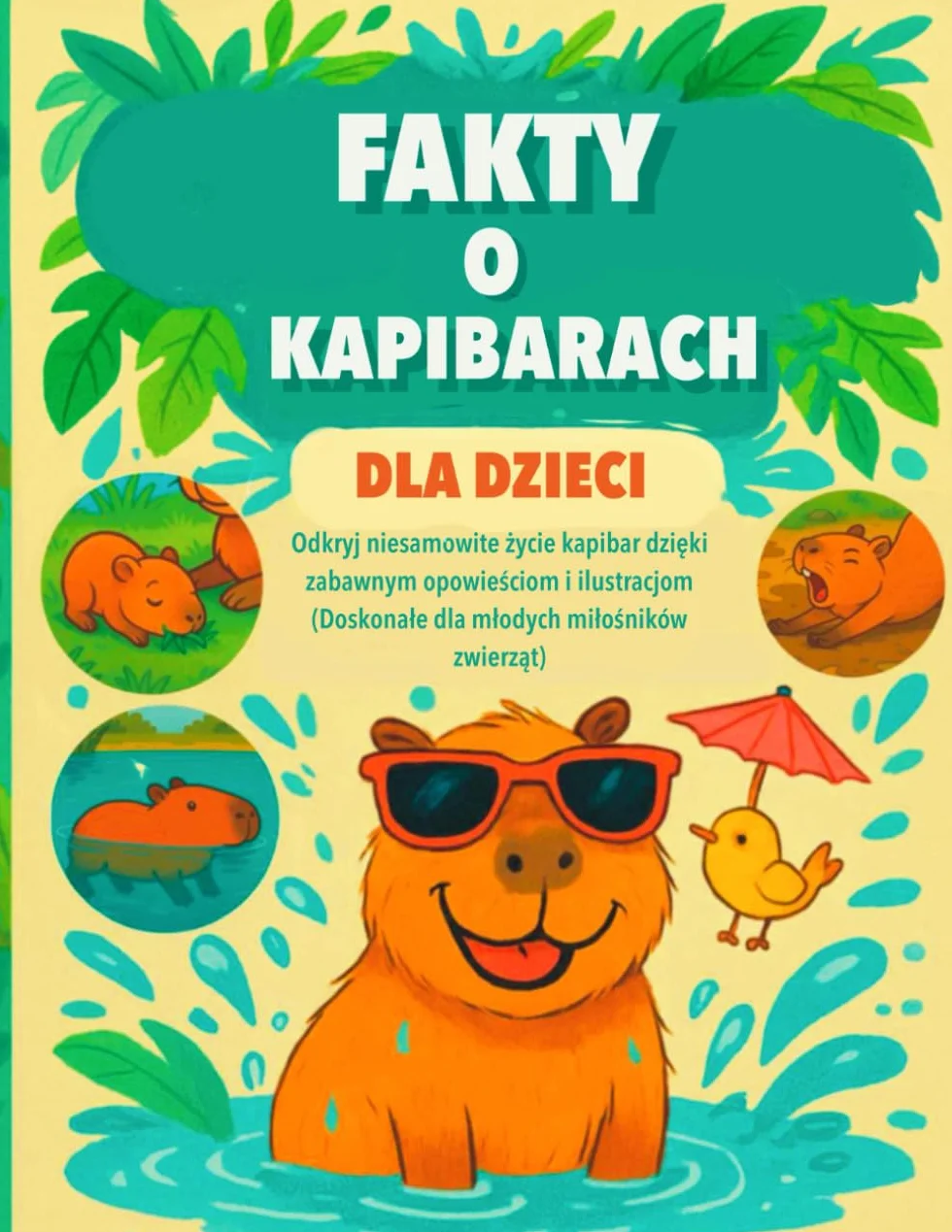 Fakty o kapibarach dla dzieci: Odkryj niesamowite życie kapibar dzięki zabawnym opowieściom i ilustracjom (Doskonałe dla młodych czytelników zwierząt)