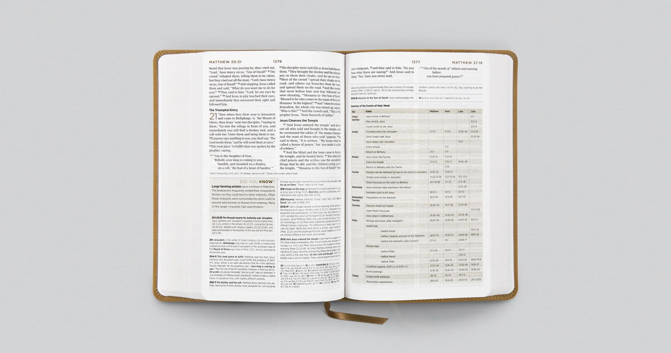 ESV Student Study Bible (Trutone, Nubuck Caramel, Wildflower Design): English Standard Version, Nubuck Caramel, Trutone, Wildflower Design, Student Study Bible With Ribbon Marker