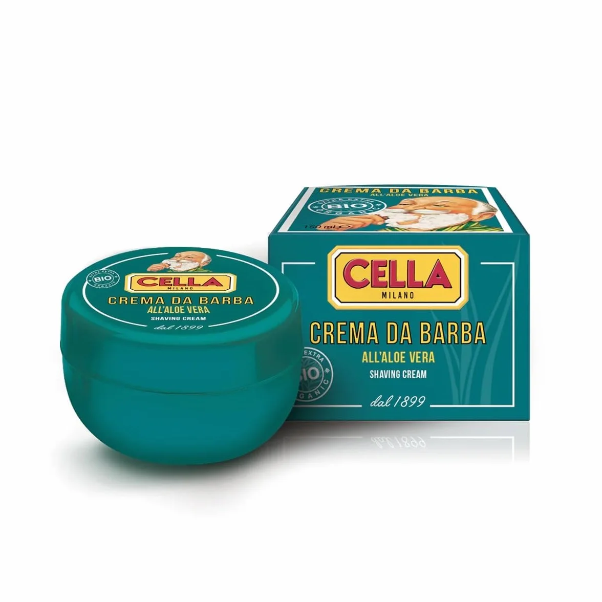Cella Crema de Barbra Bio-Aloe Vera krem do golenia, 150 ml