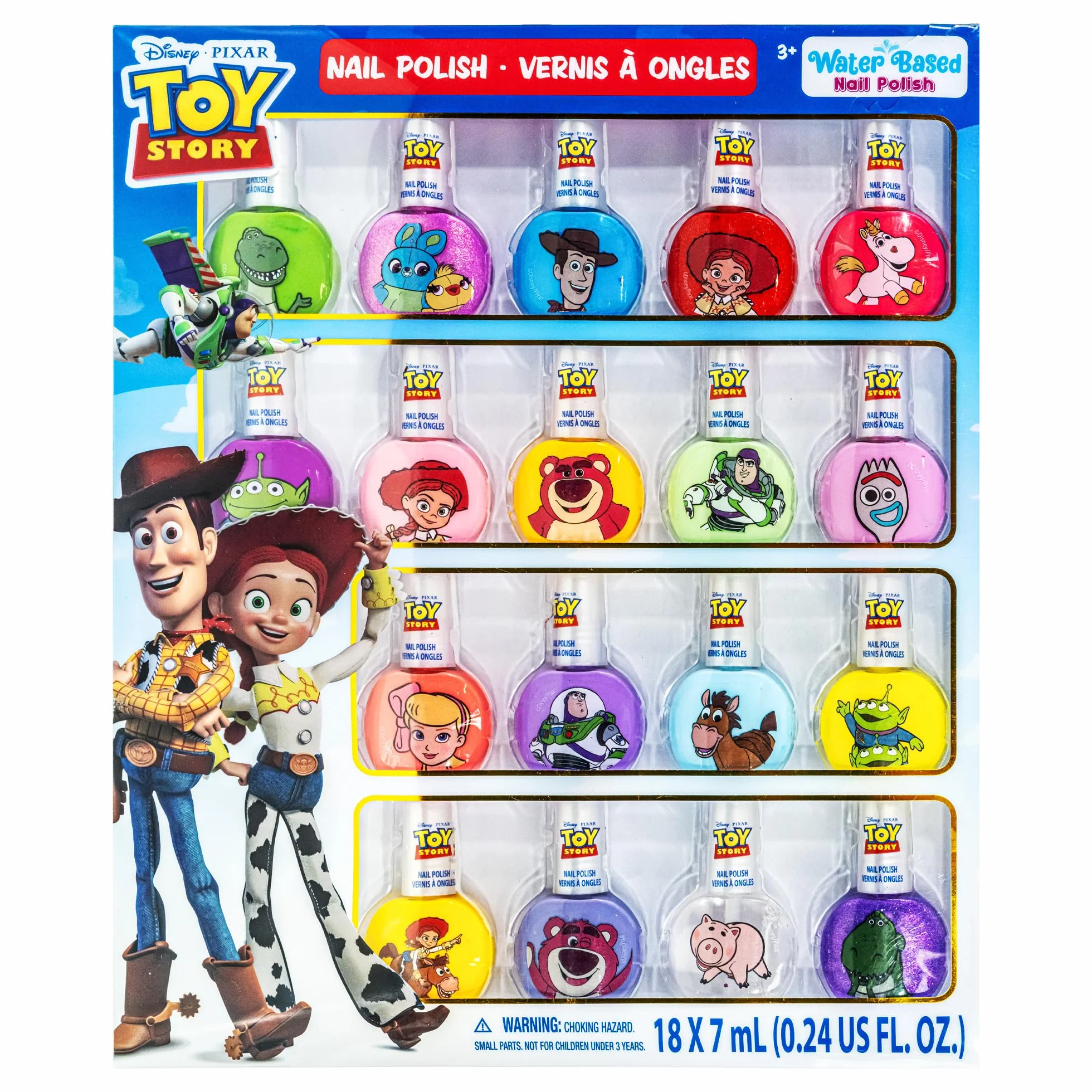 Lakier Wodny Toy Story 18 szt Szybkoschnący Dziewczynki 3+
